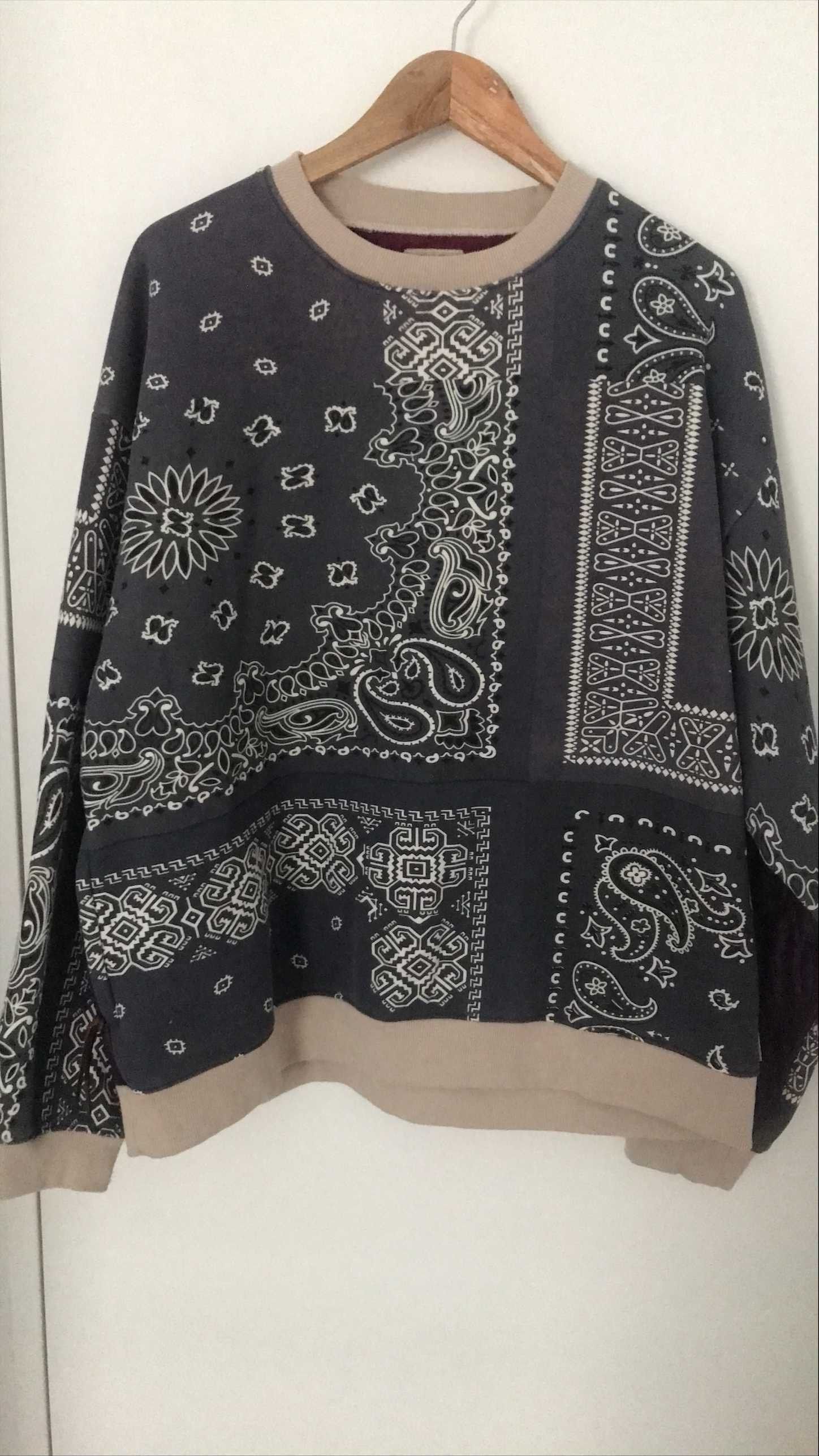 Kapital KAPITAL Half Quilted Bandana Sweater Grailed