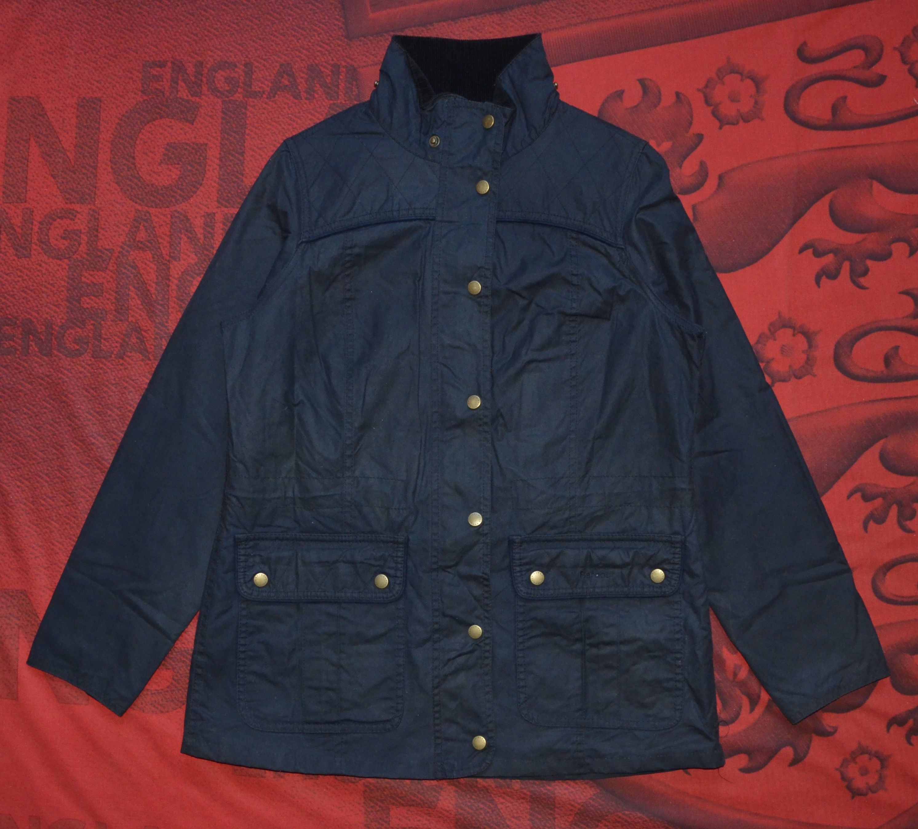 Barbour Aeonium Wax Jacket Navy Waxed Cotton Rewax