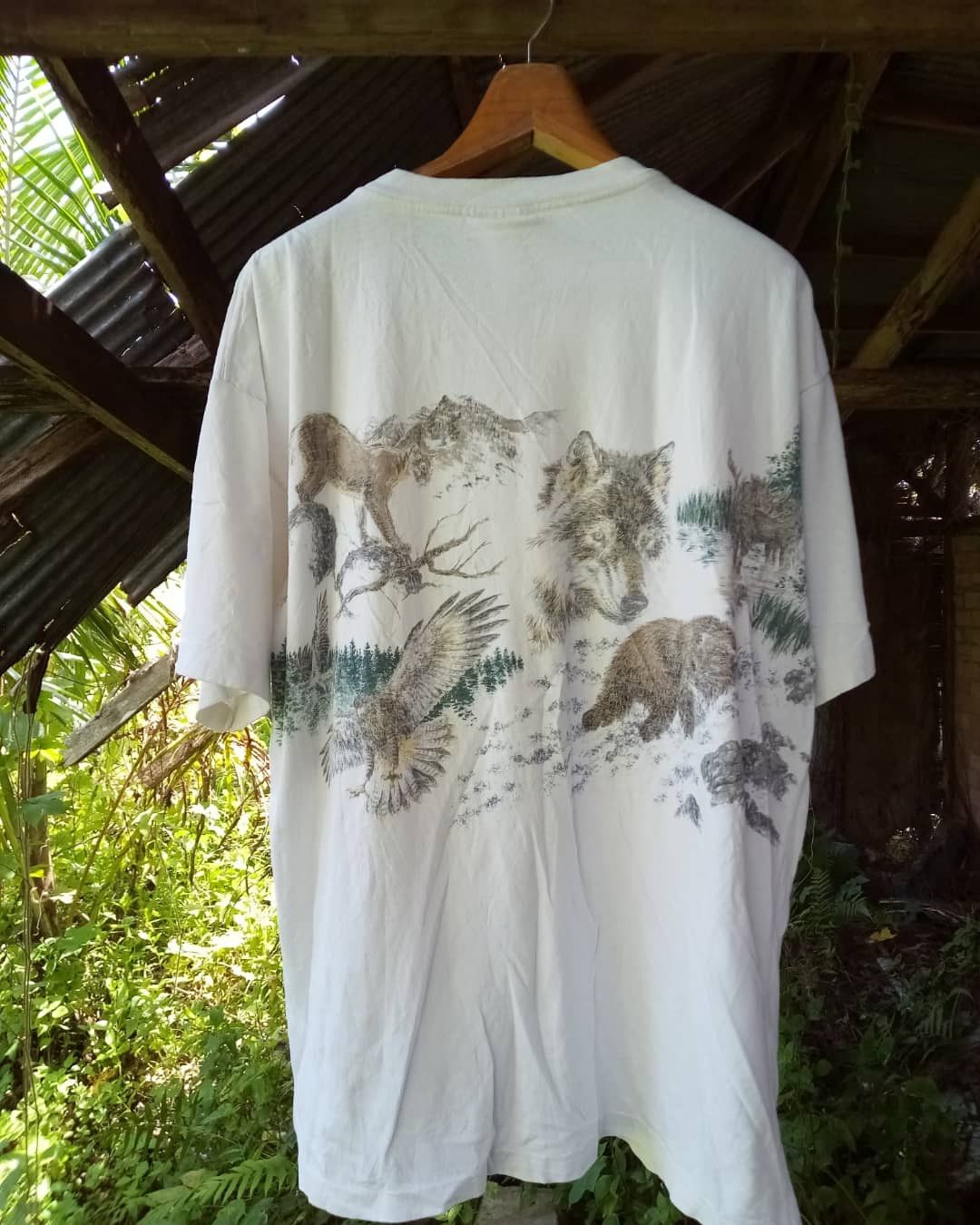 Habitat Vintage Habitat 90s Northern Elements Nature animals tee Size US XL / EU 56 / 4 - 3 Thumbnail