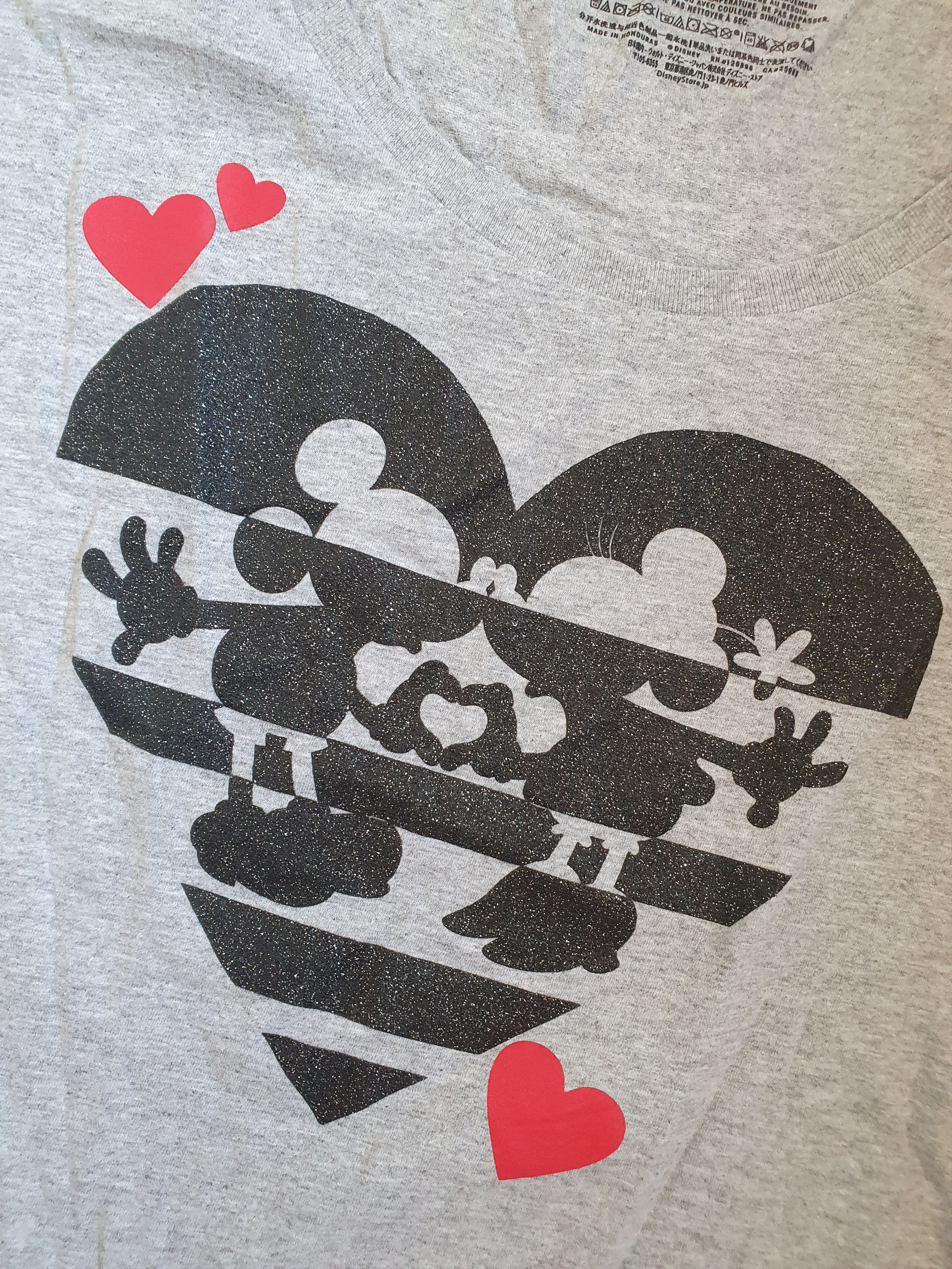 Disney Disney Store Japan Mickey & Minnie W tee,sz M Size M / US 6-8 / IT 42-44 - 4 Thumbnail
