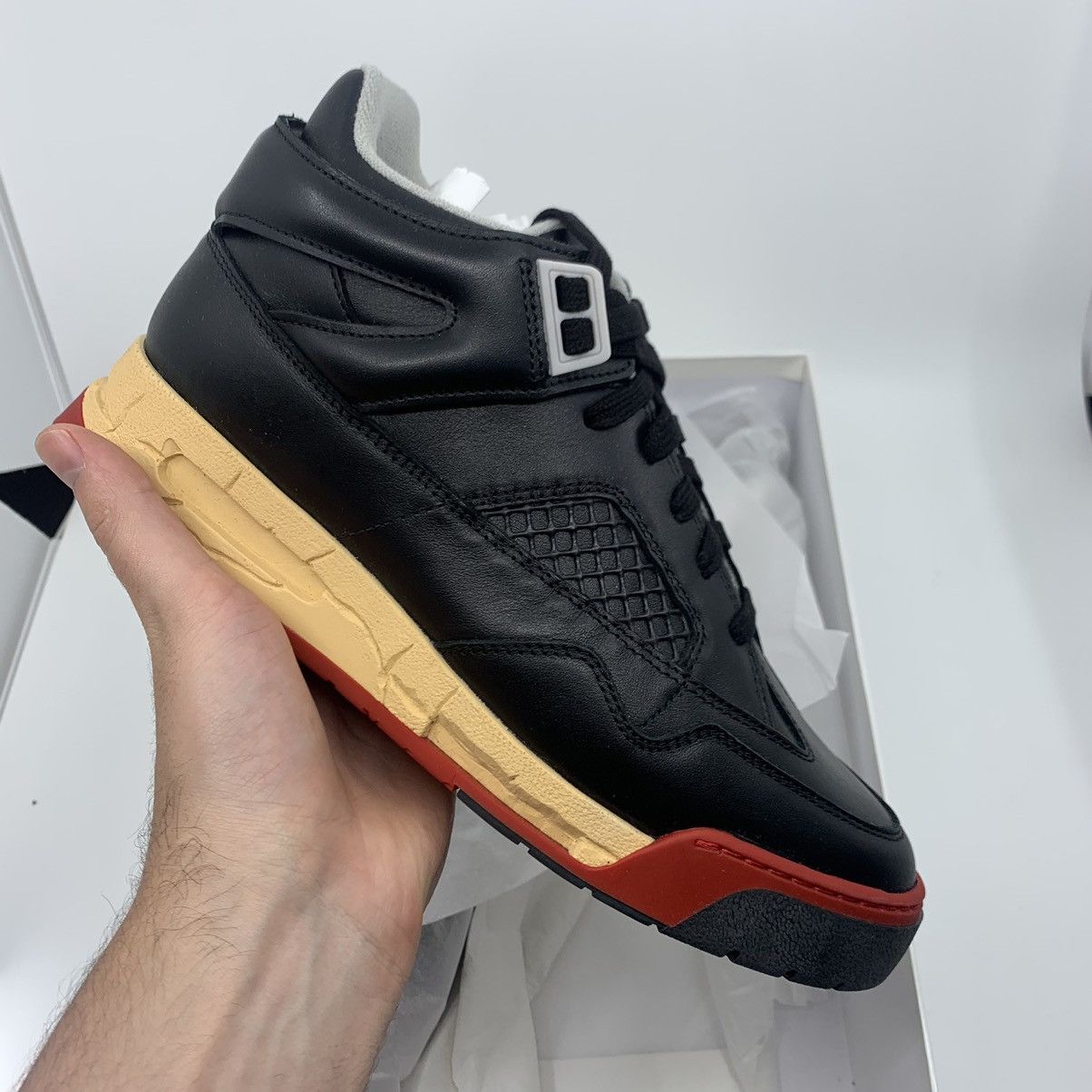 Maison Margiela Deadstock Basket Low Top Leather Sneaker