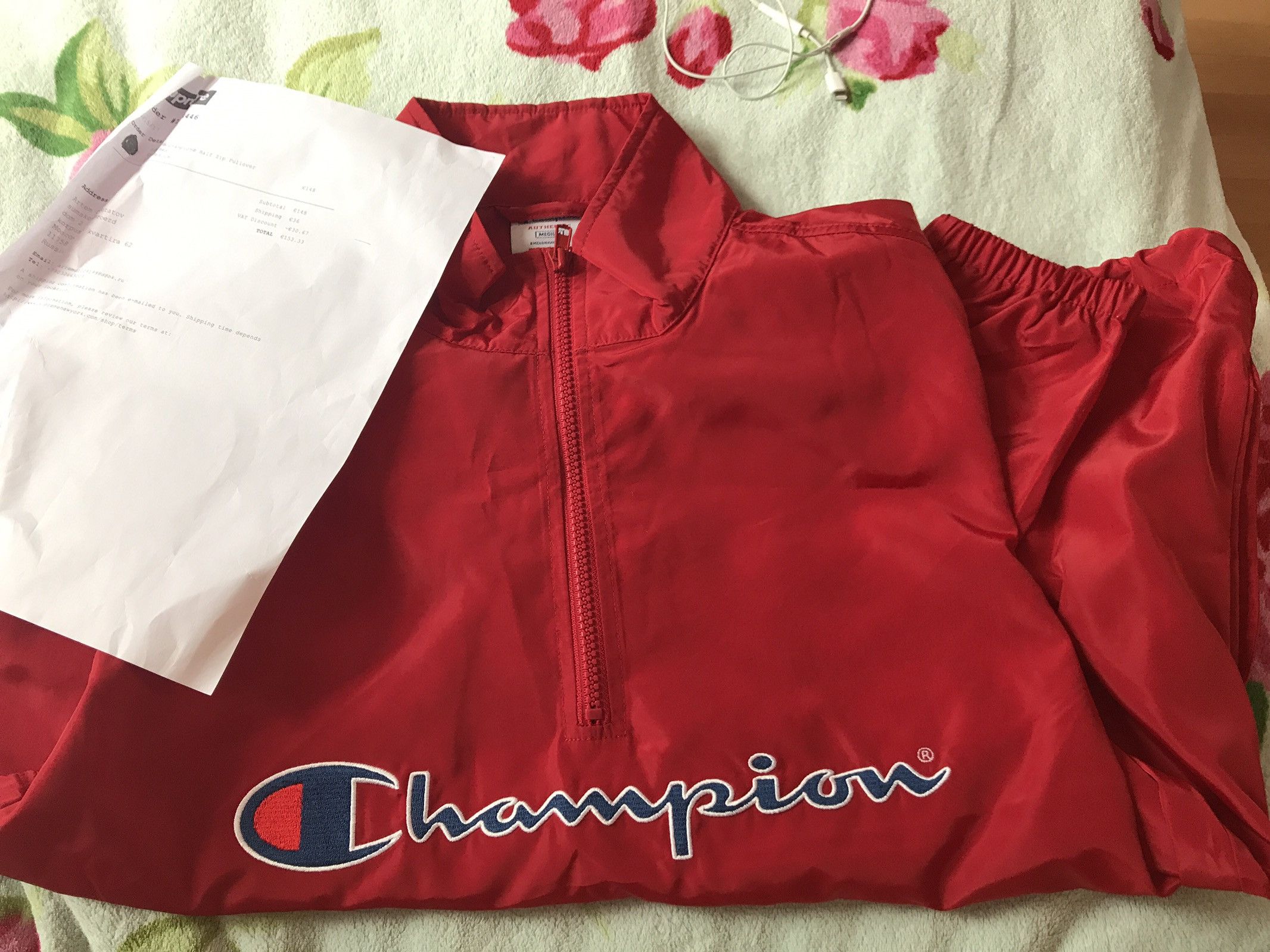 Supreme champion half zip pullover sales