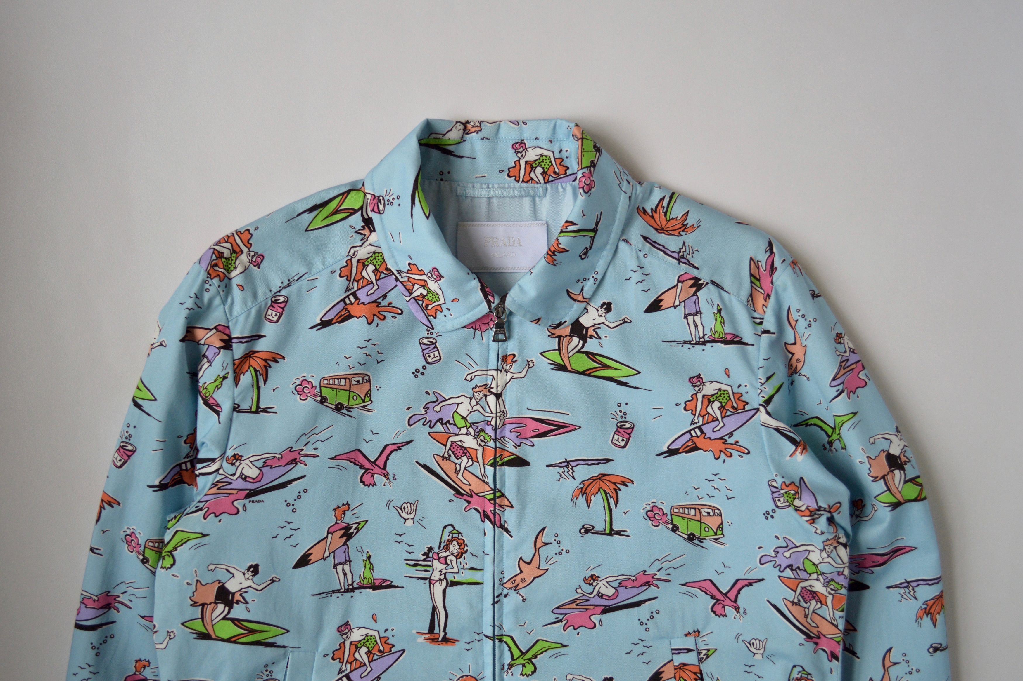 Prada S/S 12 Surf Print Jacket | Grailed