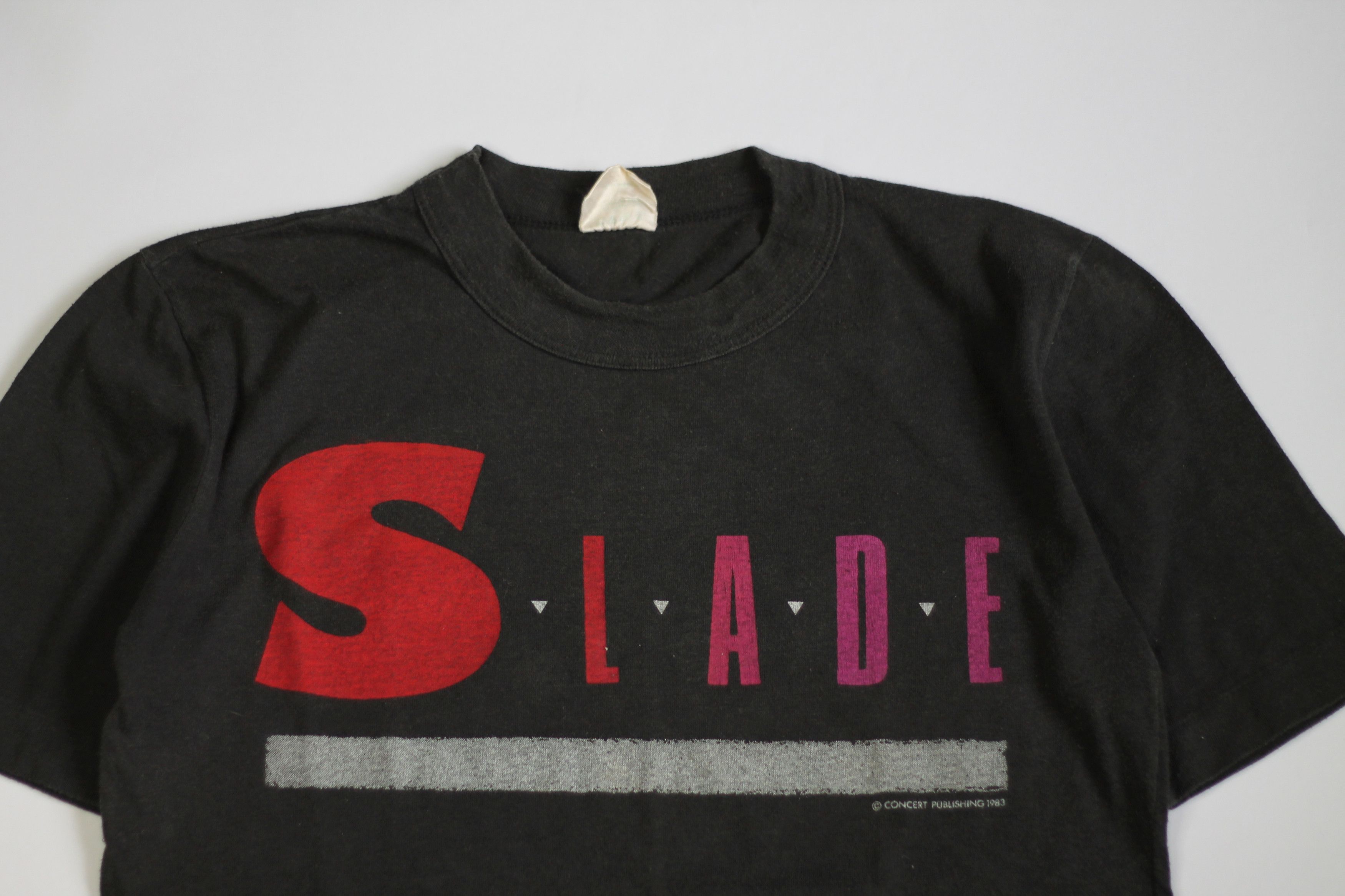 Band Tees Vintage glam rock n roll band tee slade 80s 1983 t shirt Size US S / EU 44-46 / 1 - 4 Thumbnail