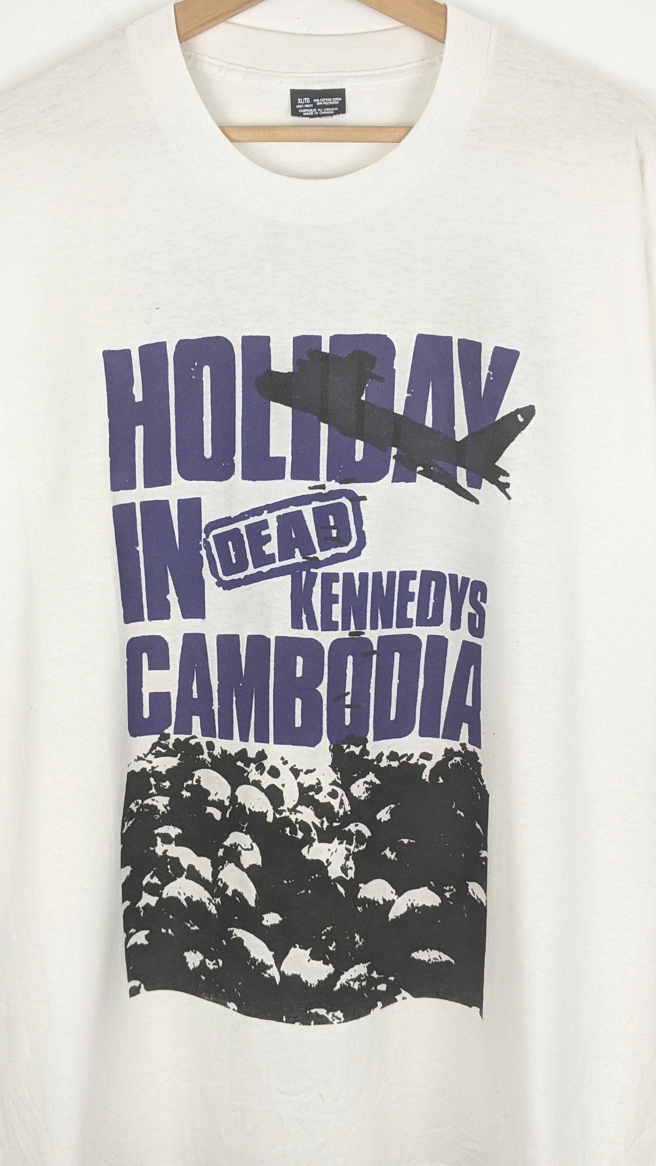 Vintage Vintage Dead Kennedys Holiday In The Cambodia 80s shirt Size US XL / EU 56 / 4 - 3 Thumbnail