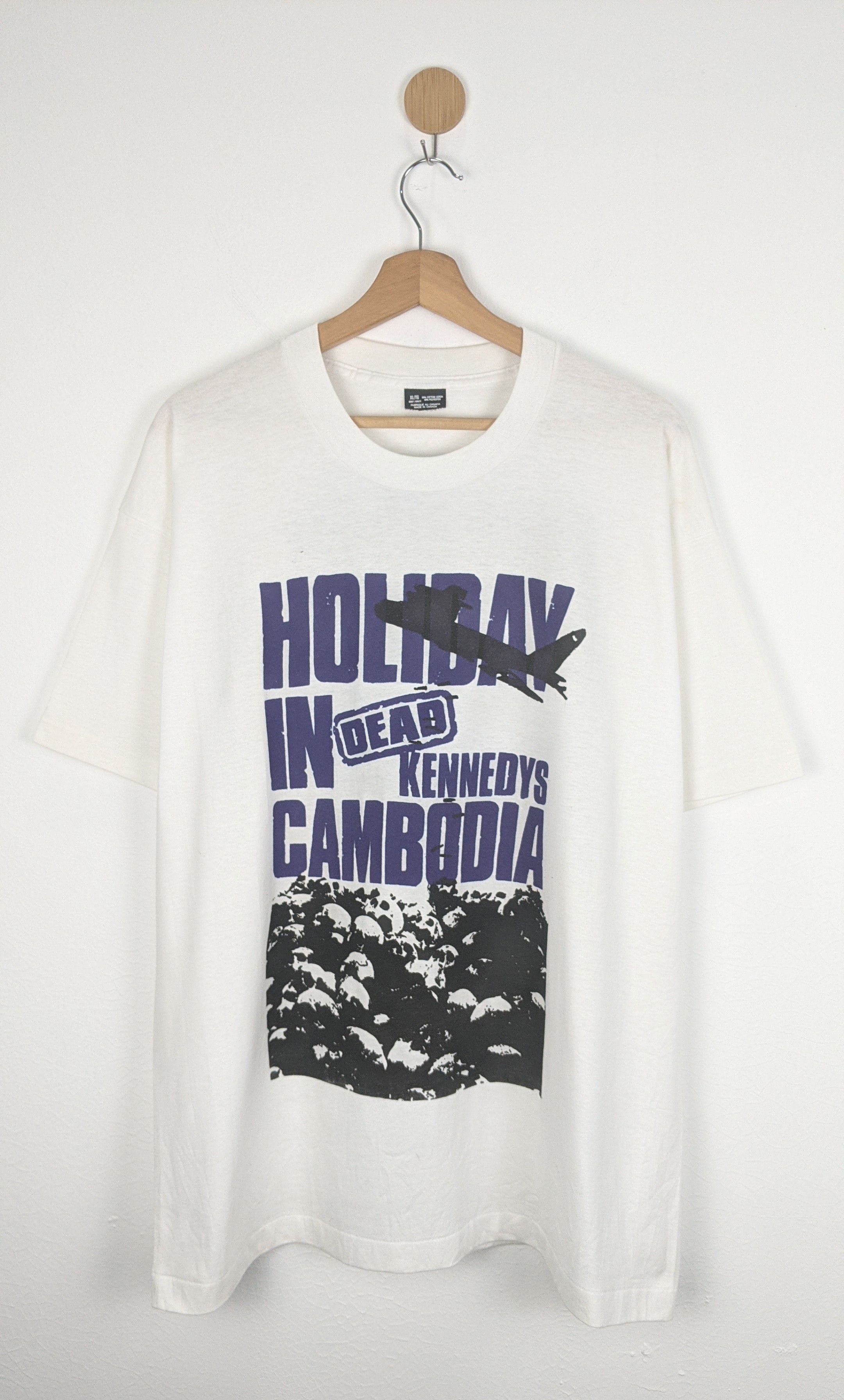 Vintage Vintage Dead Kennedys Holiday In The Cambodia 80s shirt Size US XL / EU 56 / 4 - 1 Thumbnail