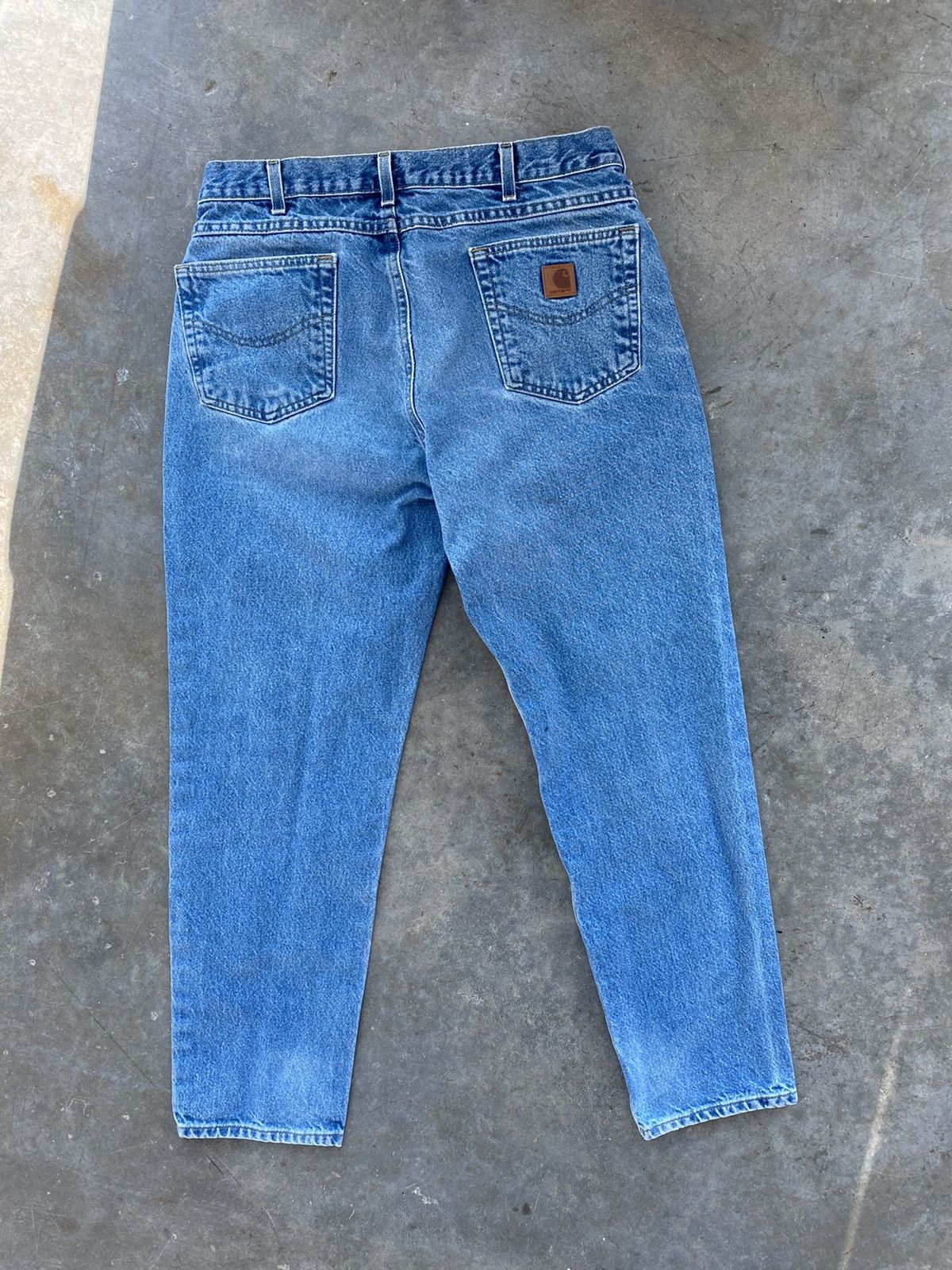 Carhartt Classic 5 Pocket Denim Jeans Sz. 36 🥣 Patch USA