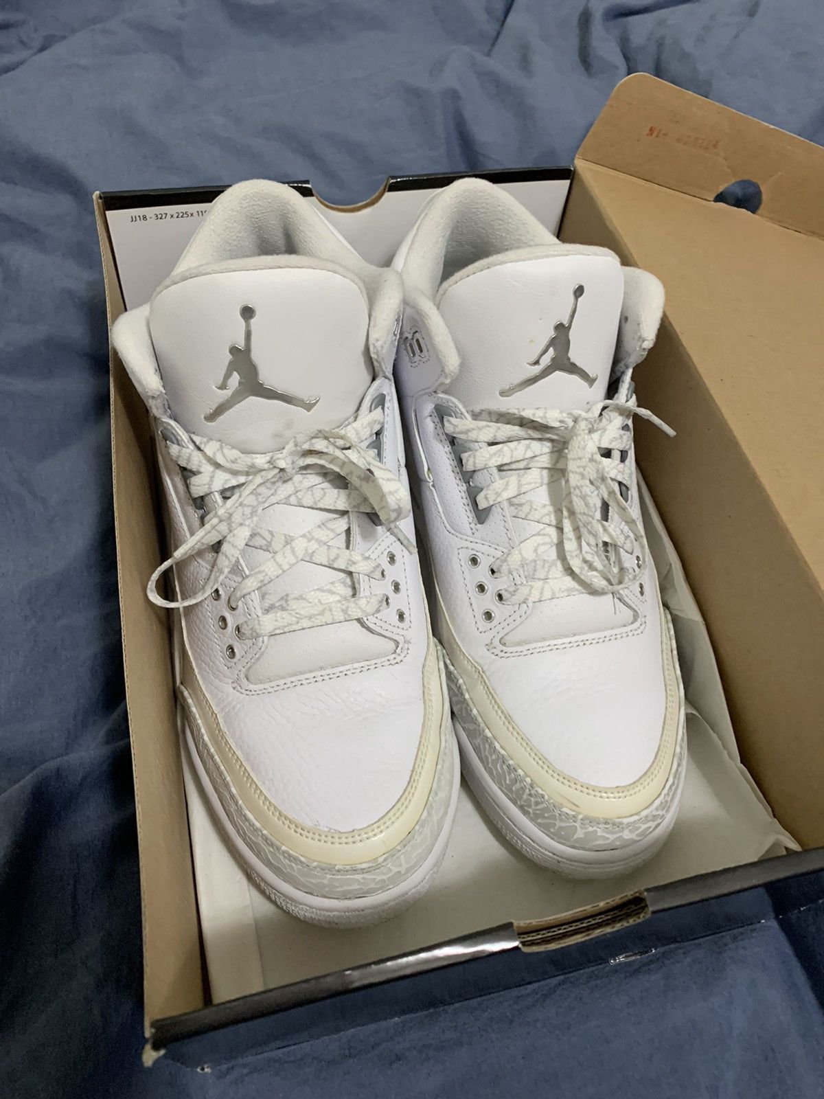 Jordan Brand Air Jordan 3 Retro Silver Anniversary 2010 Size US 10 / EU 43 - 15 Thumbnail