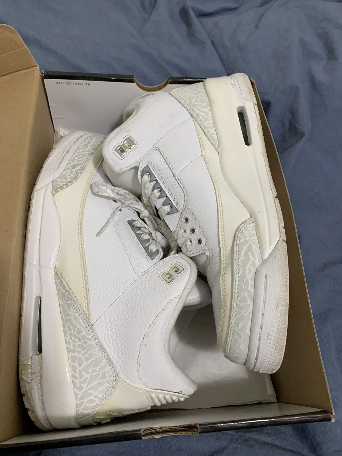 Jordan Brand Air Jordan 3 Retro Silver Anniversary 2010 Size US 10 / EU 43 - 4 Thumbnail