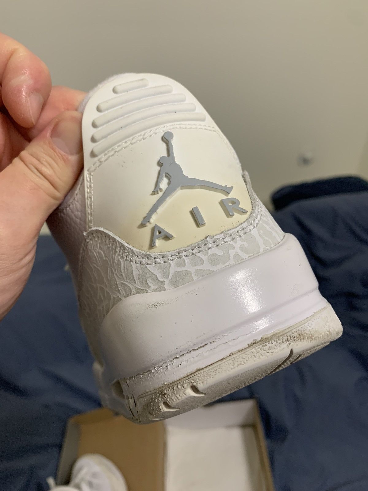 Jordan Brand Air Jordan 3 Retro Silver Anniversary 2010 Size US 10 / EU 43 - 6 Thumbnail