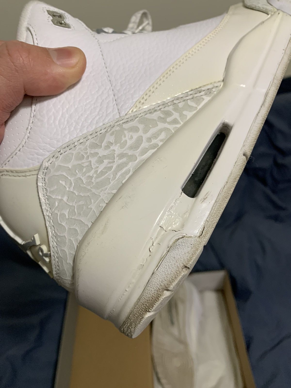 Jordan Brand Air Jordan 3 Retro Silver Anniversary 2010 Size US 10 / EU 43 - 10 Thumbnail