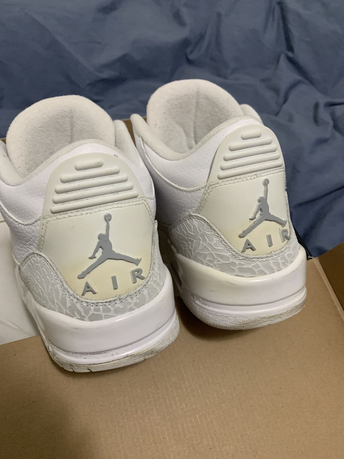Jordan Brand Air Jordan 3 Retro Silver Anniversary 2010 Size US 10 / EU 43 - 14 Thumbnail