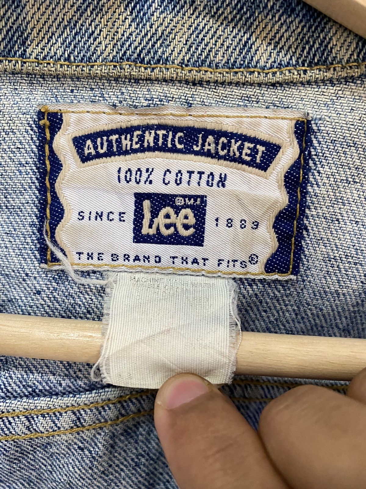 Lee LEE RAIDERS 1990’s ACID WASH DENIM TRUCKER JACKET Size US M / EU 48-50 / 2 - 14 Thumbnail