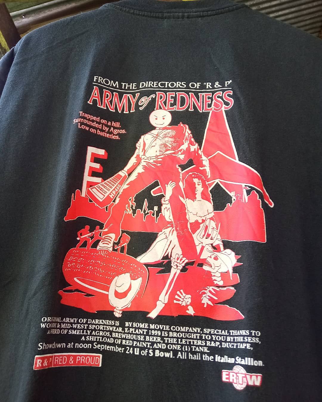 Vintage Vintage Army Of Redness E-Plant 99 fashion 90s Movies Size US M / EU 48-50 / 2 - 3 Thumbnail
