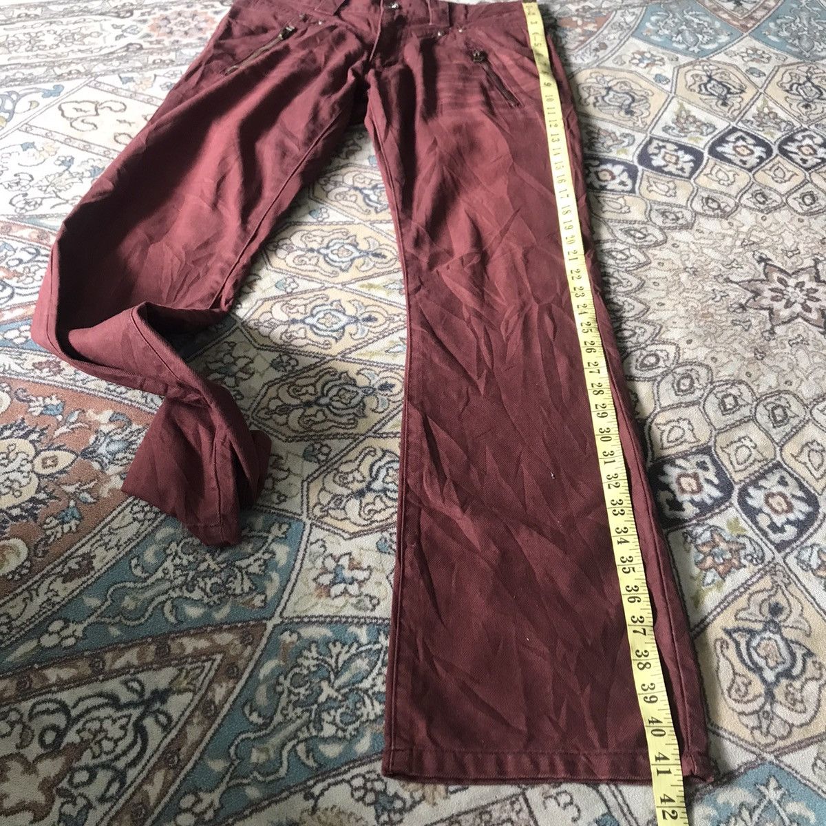 semanticdesign Japanese Brand SEMANTIC DESIGN Denim Flare Jeans Zipper Size US 31 - 15 Thumbnail