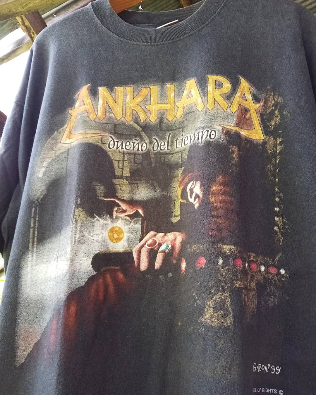 Band Tees Vintage 90s Ankhara Dueno Del Tiempo Metal tee promo 99 Size US XL / EU 56 / 4 - 3 Thumbnail