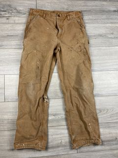 Vintage 1980's L.L Bean Fleece Lined Workwear Chino Khaki Pants