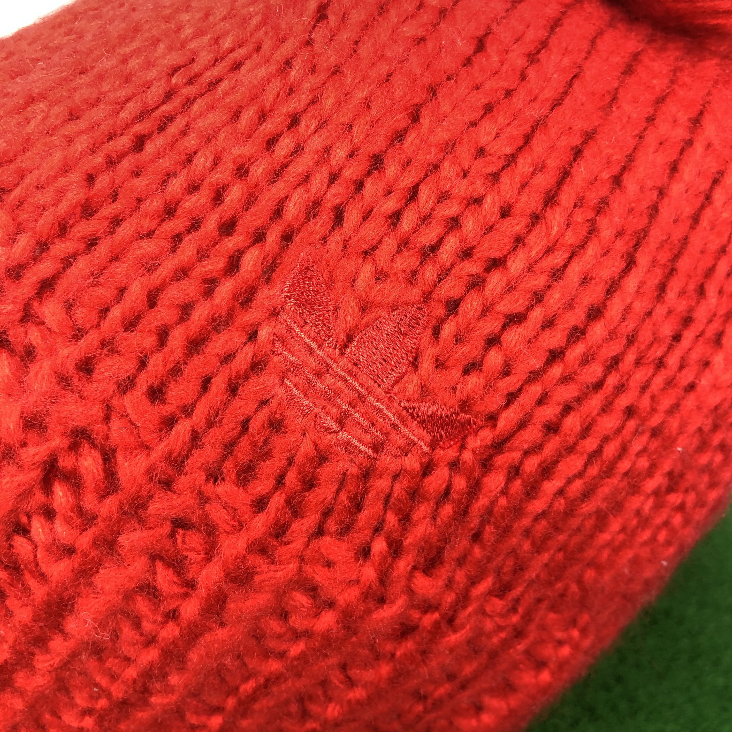 Adidas Adidas Red Beanie Winter Hat Size ONE SIZE - 4 Thumbnail
