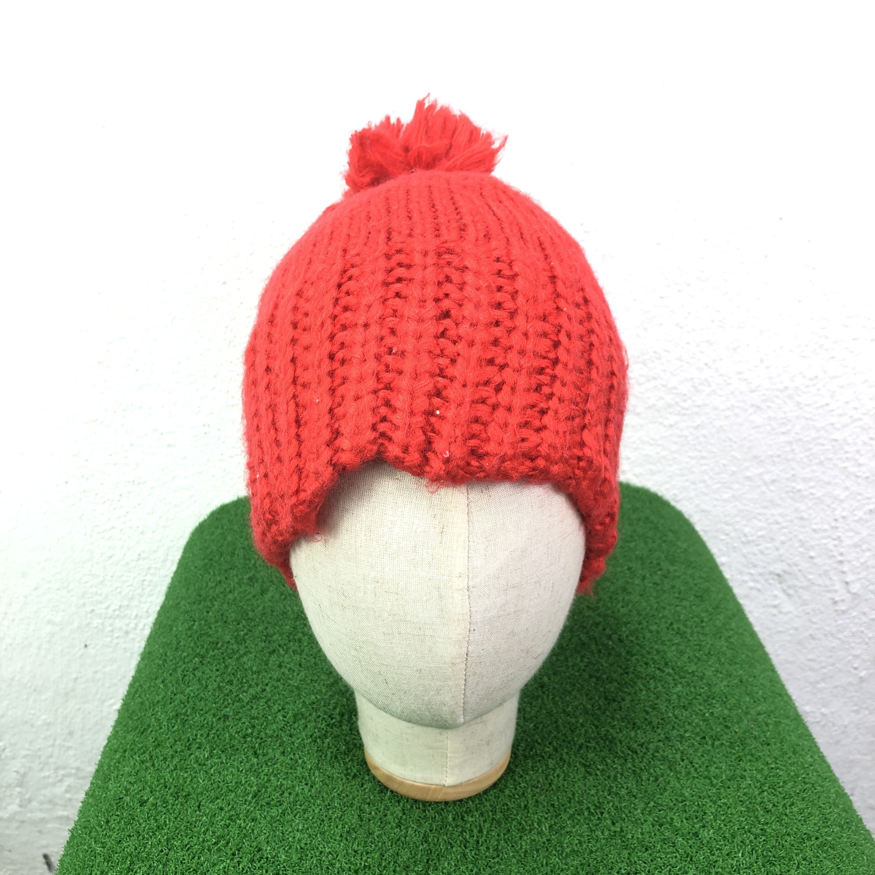 Adidas Adidas Red Beanie Winter Hat Size ONE SIZE - 2 Thumbnail