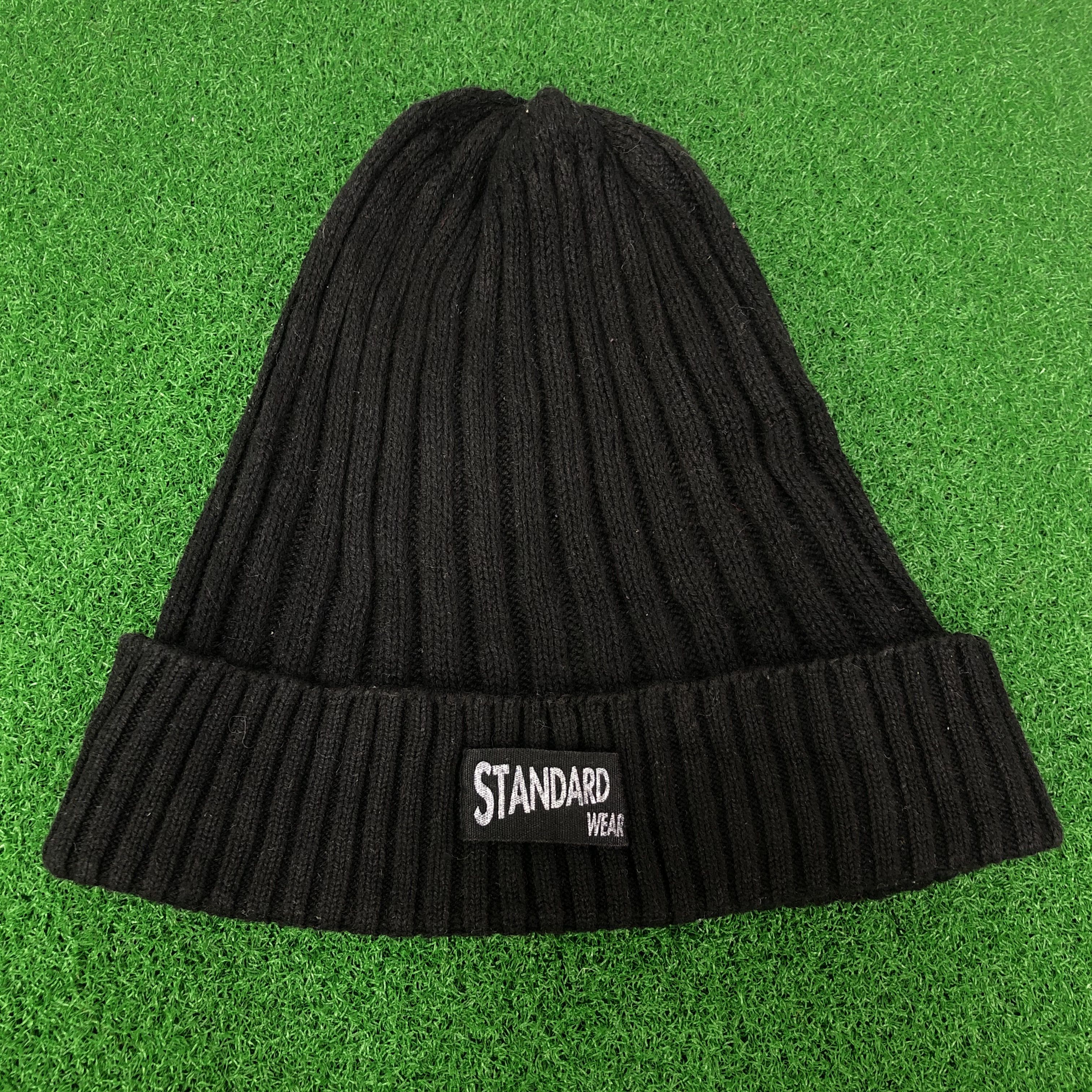 Japanese Brand Standard Wear Black Beanie Hat Size ONE SIZE - 6 Thumbnail