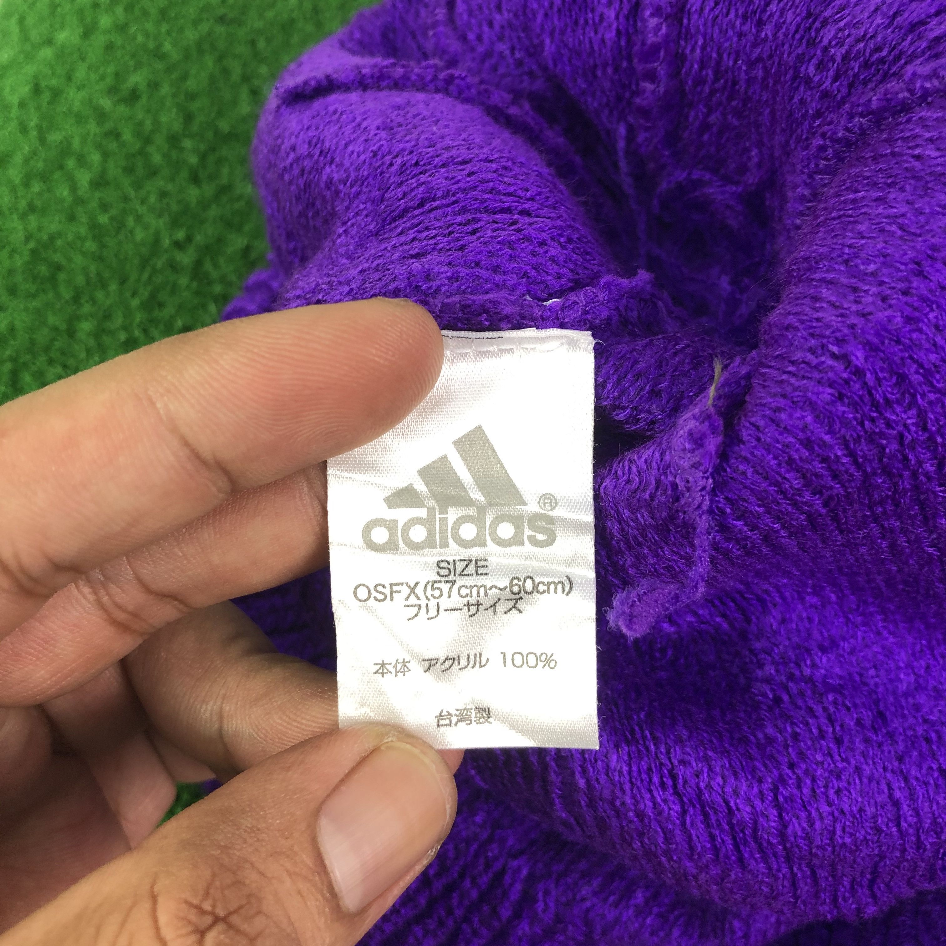 Adidas Adidas Blue Beanie Winter Hat Size ONE SIZE - 6 Thumbnail