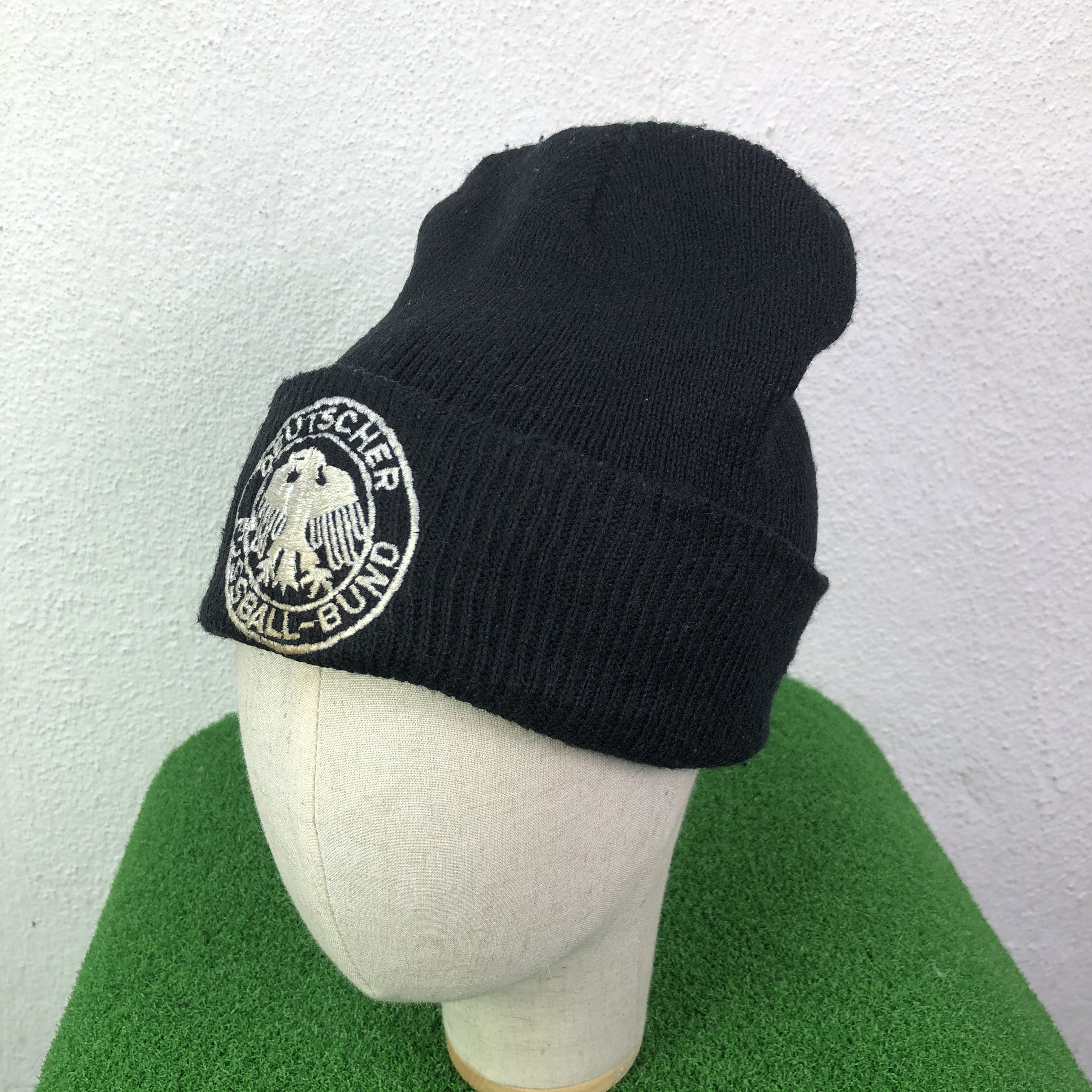 Adidas × Vintage Vintage Adidas Germany Football Beanie Hat Size ONE SIZE - 3 Thumbnail