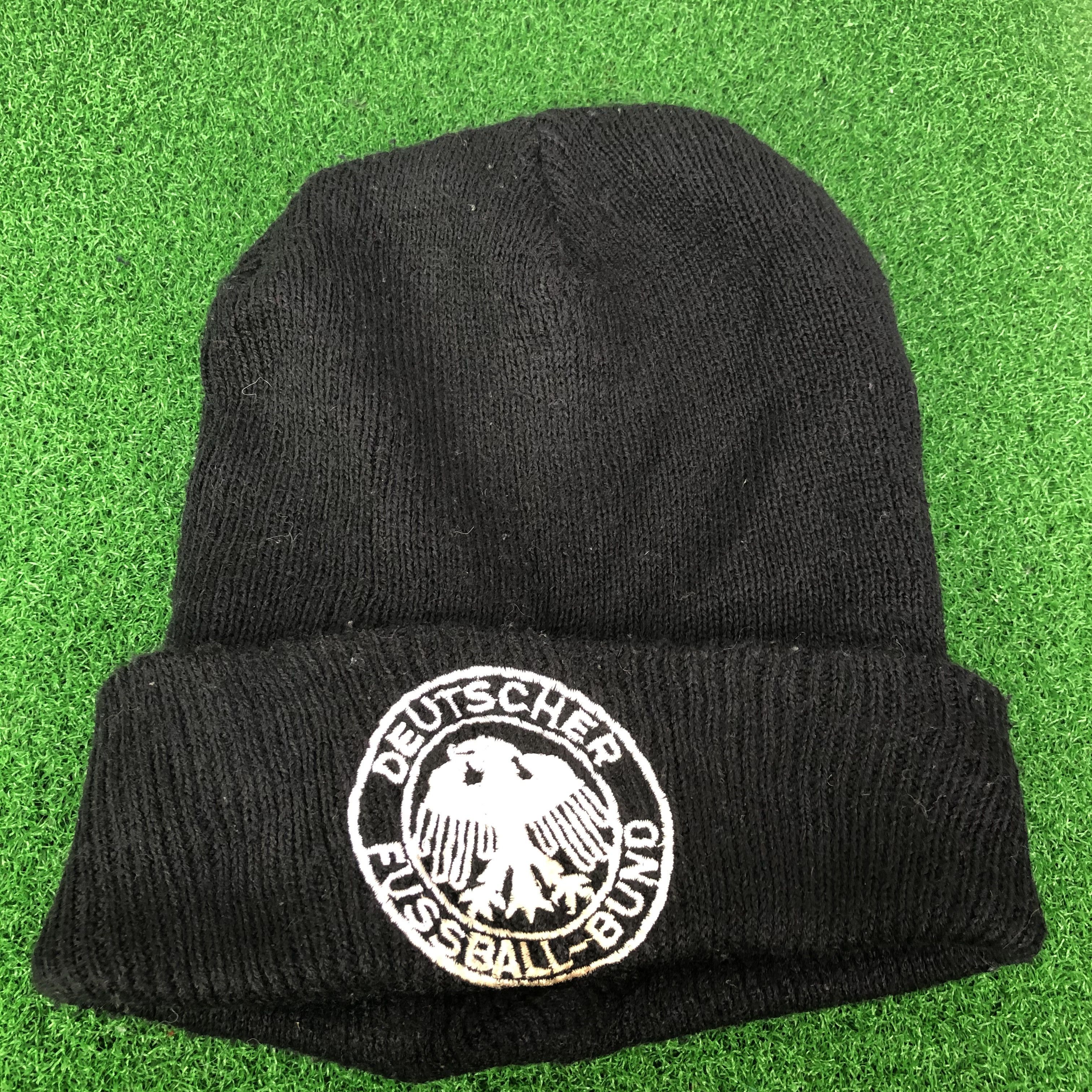 Adidas × Vintage Vintage Adidas Germany Football Beanie Hat Size ONE SIZE - 6 Thumbnail