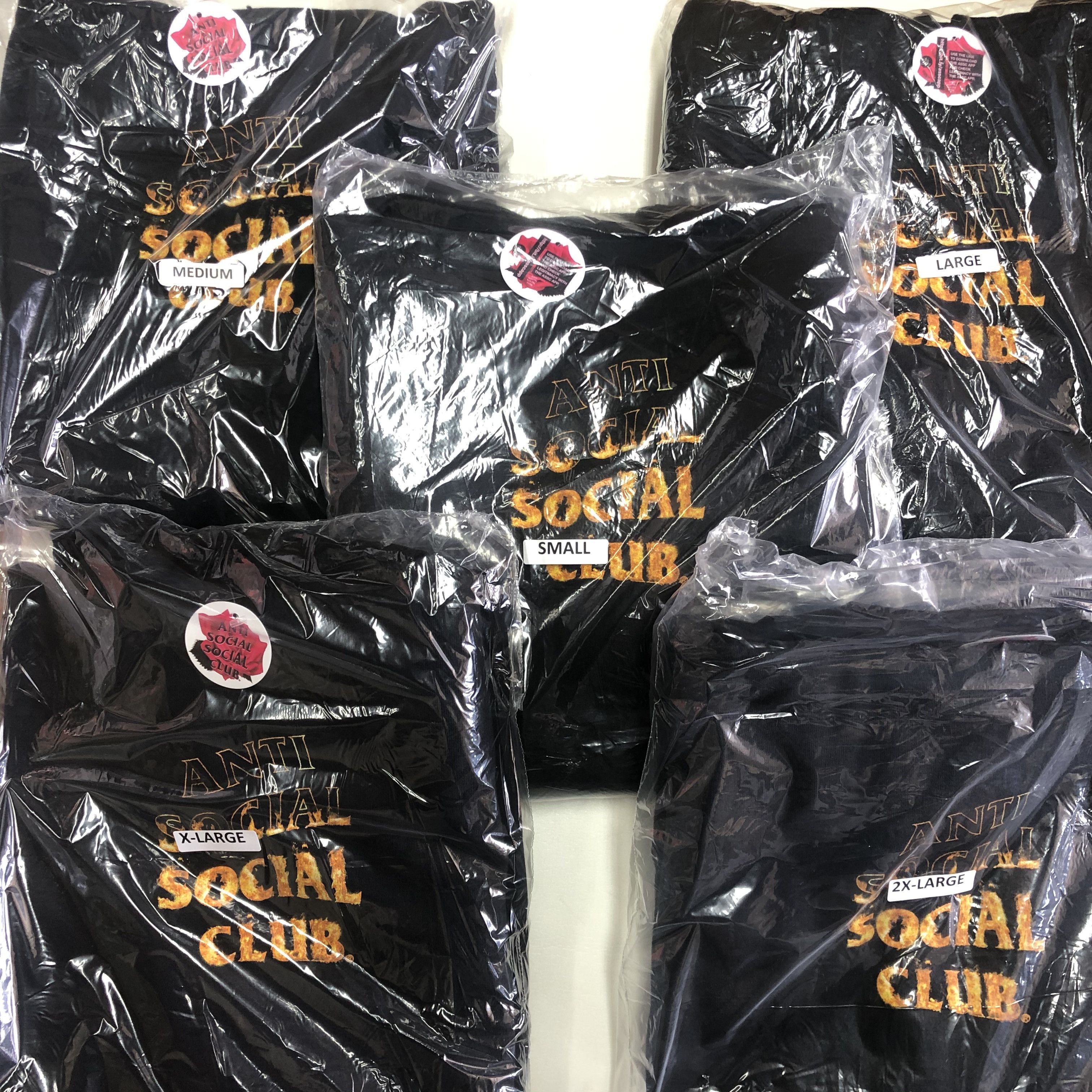 Anti Social Social Club DS ASSC Flame A Fire Inside Black Hoodie FTP KAWS BAPE KITH Size US M / EU 48-50 / 2 - 4 Thumbnail