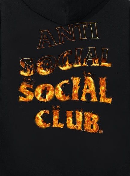 Anti Social Social Club DS ASSC Flame A Fire Inside Black Hoodie FTP KAWS BAPE KITH Size US M / EU 48-50 / 2 - 3 Thumbnail