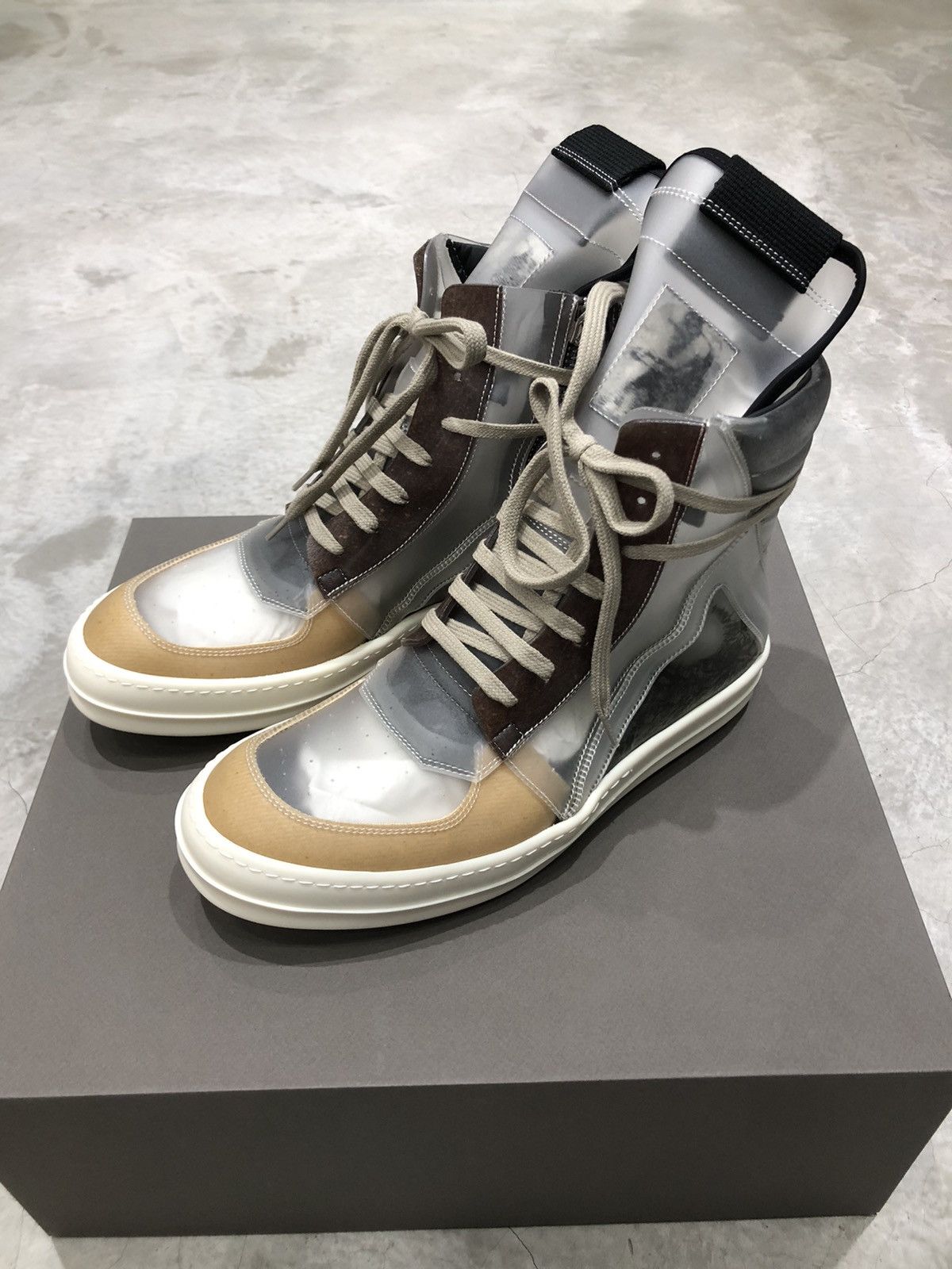 Rick Owens Phlegethon Geobasket Sneakers