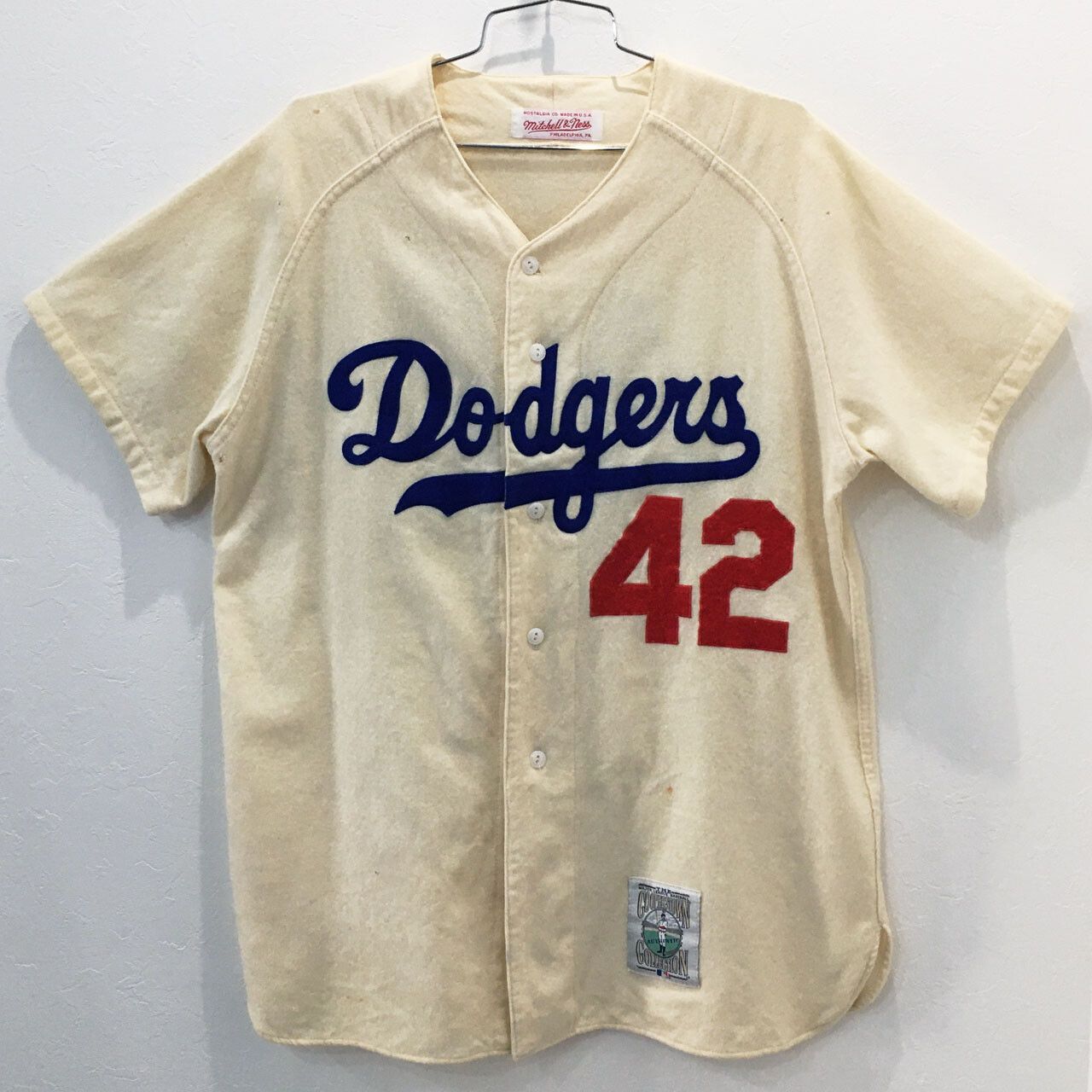 Mitchell & Ness Vintage Jackie Robinson Brooklyn Dodgers Jersey Big and Tall  4XL