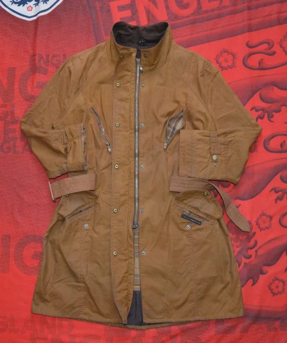 Barbour Barbour L1086 Newhampton Wax Womens Jacket Brown England Size XL / US 12-14 / IT 48-50 - 5 Thumbnail
