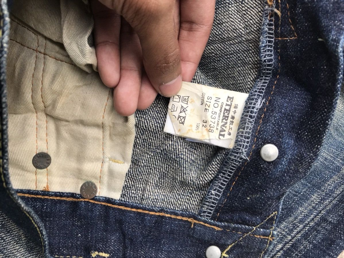 Eternal Vintage Japan Eternal Distresed Jeans Size US 34 / EU 50 - 8 Thumbnail