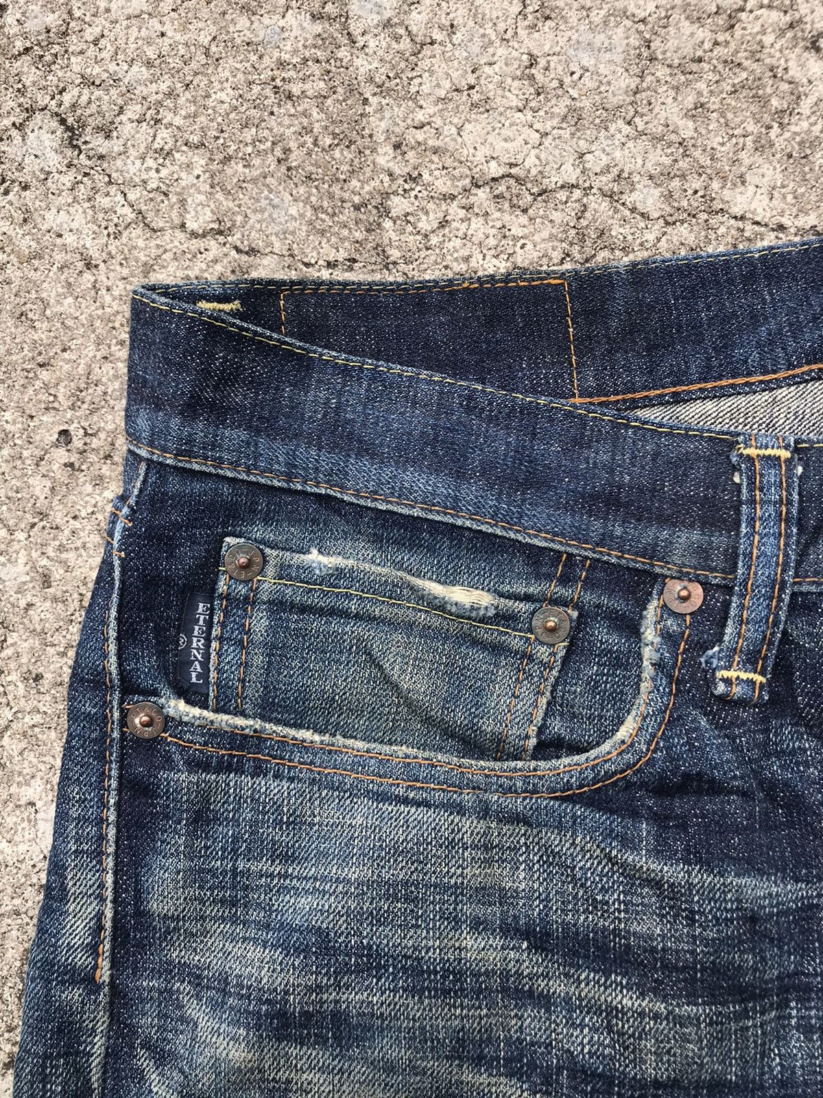 Eternal Vintage Japan Eternal Distresed Jeans Size US 34 / EU 50 - 7 Thumbnail