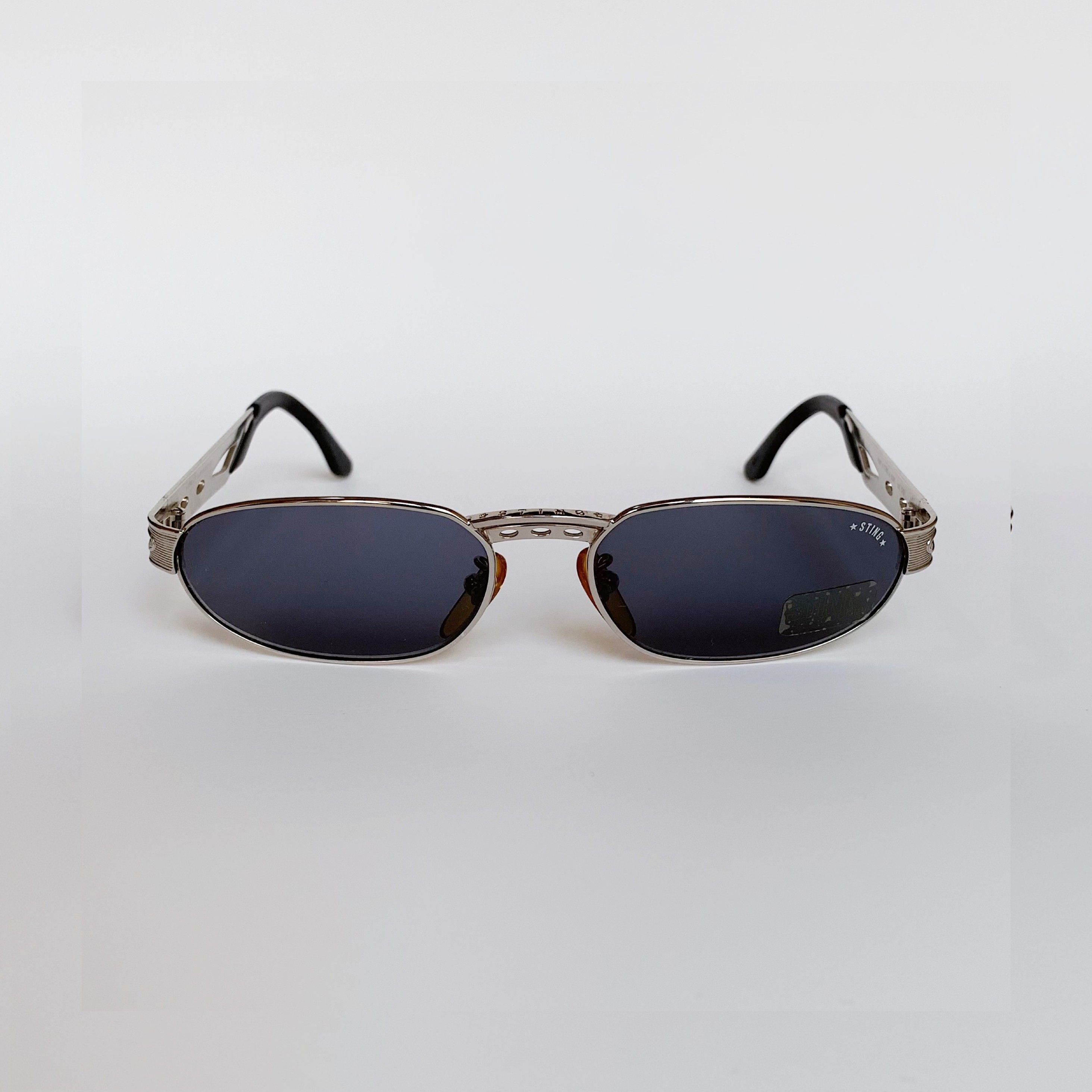Sting Sting Vintage Oval Sunglasses Silver Frame 90's NOS Size ONE SIZE - 1 Thumbnail