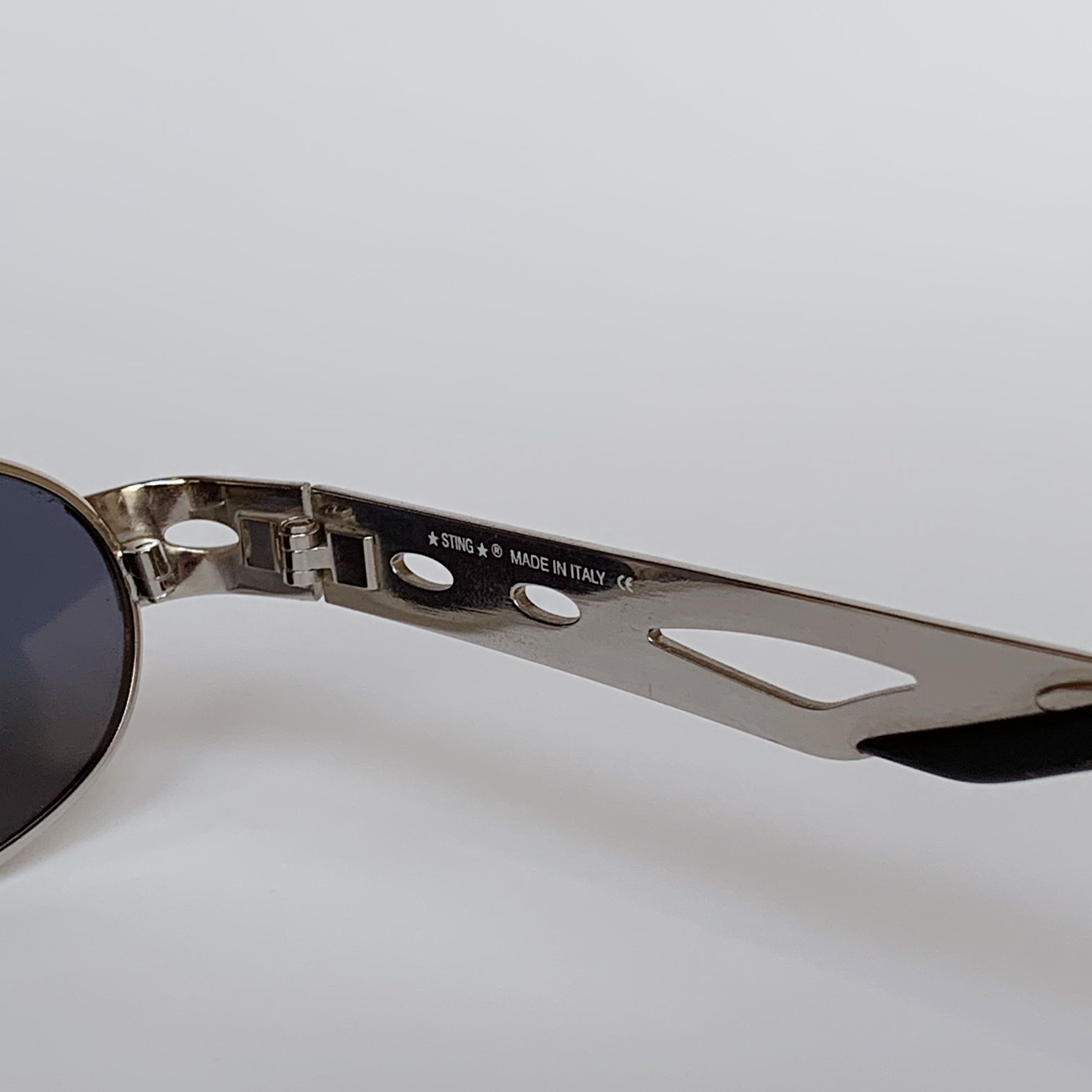 Sting Sting Vintage Oval Sunglasses Silver Frame 90's NOS Size ONE SIZE - 4 Thumbnail