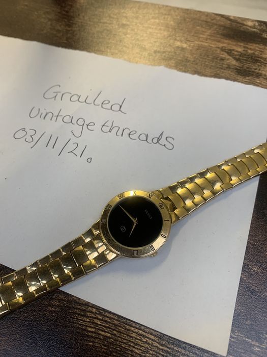 Gucci STUNNING 90S GUCCI 3300M GOLD WATCH Grailed