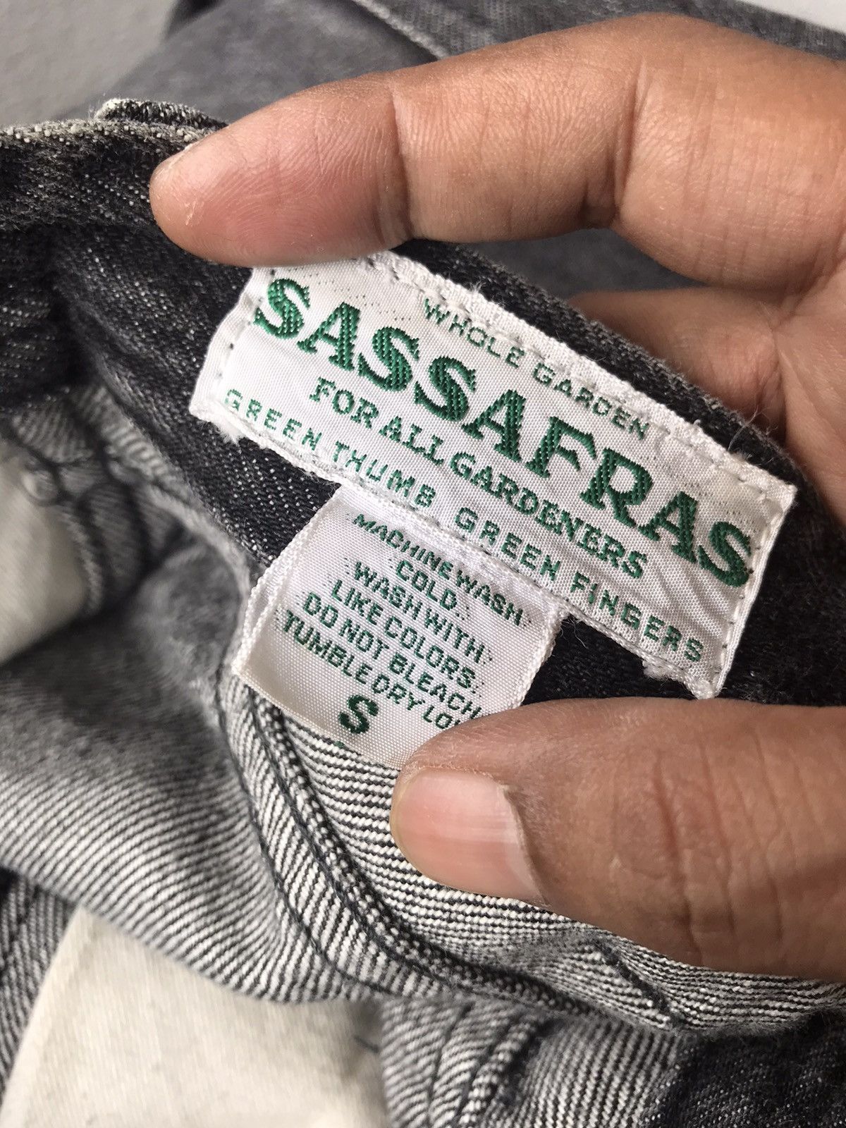 Sassafras 💥Vintage Sassafras Japan Denim Bush Pant Size US 30 / EU 46 - 9 Thumbnail