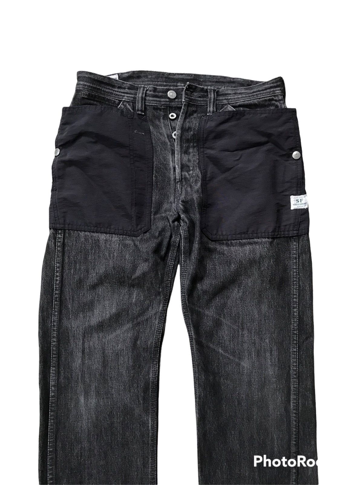 Sassafras 💥Vintage Sassafras Japan Denim Bush Pant Size US 30 / EU 46 - 5 Thumbnail