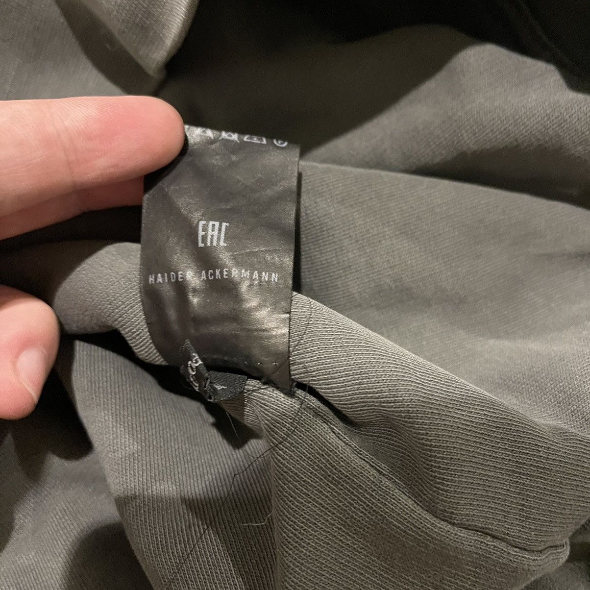 Haider Ackermann FW14 Distressed Double Layer Crewneck Grey (re-release) Size US S / EU 44-46 / 1 - 5 Thumbnail