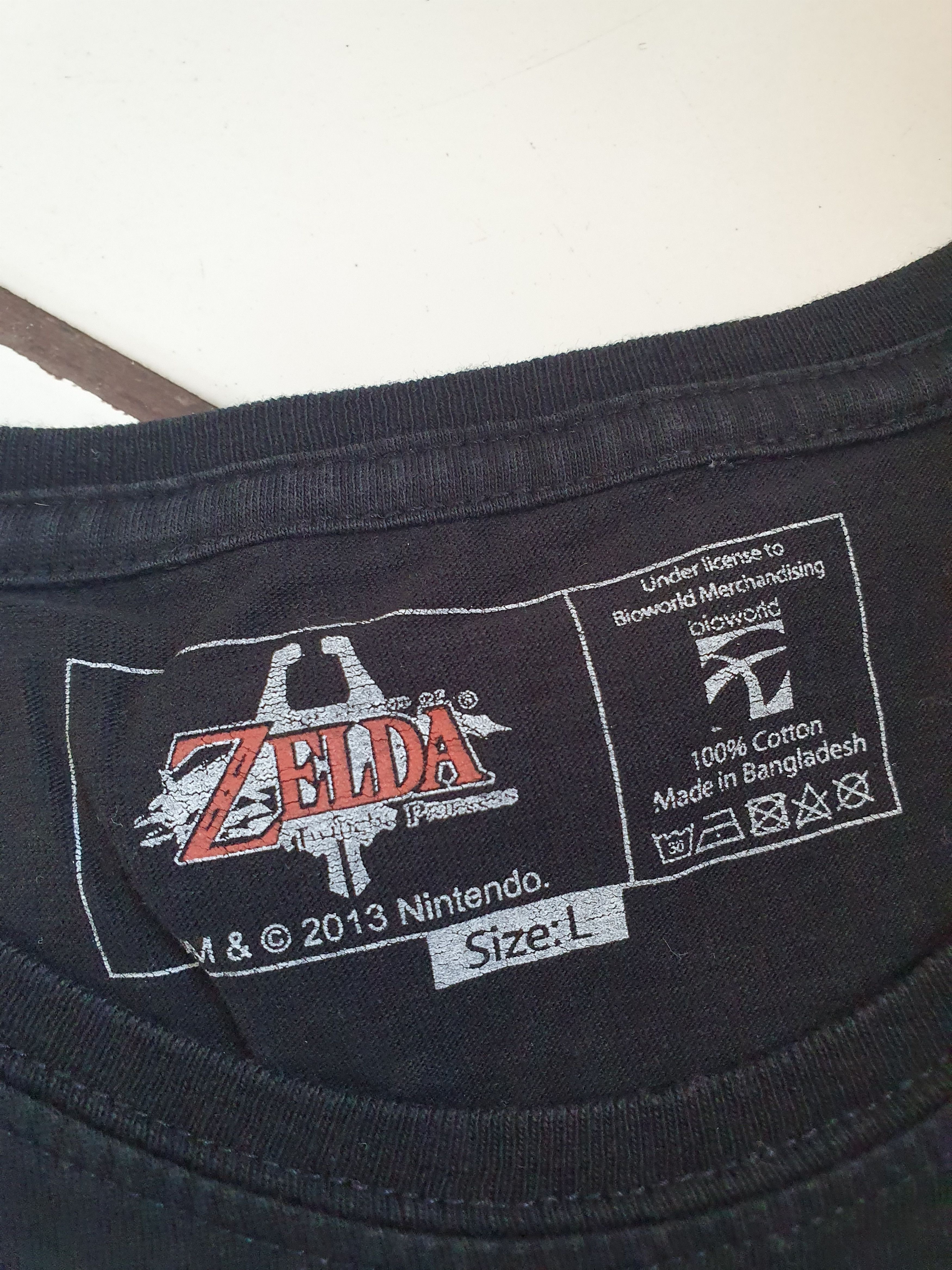 Nintendo The Legend of Zelda Nintendo 2013 t-shirt,sz L Size US L / EU 52-54 / 3 - 5 Thumbnail