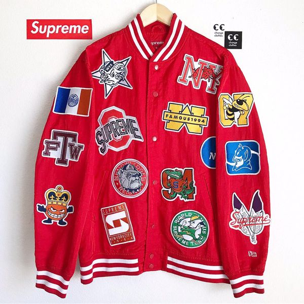 Supreme shop ncaa jacket