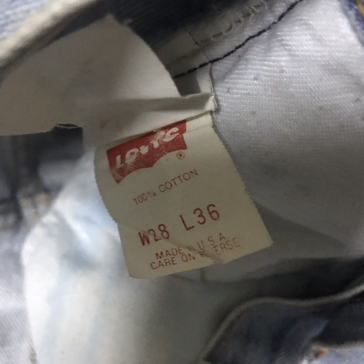 Levi's Vintage Levis 501xx Distressed Jeans Light Wash Size US 28 / EU 44 - 12 Thumbnail