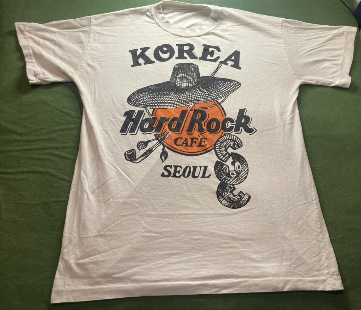 Hard Rock Cafe 90s Rare Seoul Korea Hard Rock Cafe Tee Size US M / EU 48-50 / 2 - 2 Thumbnail