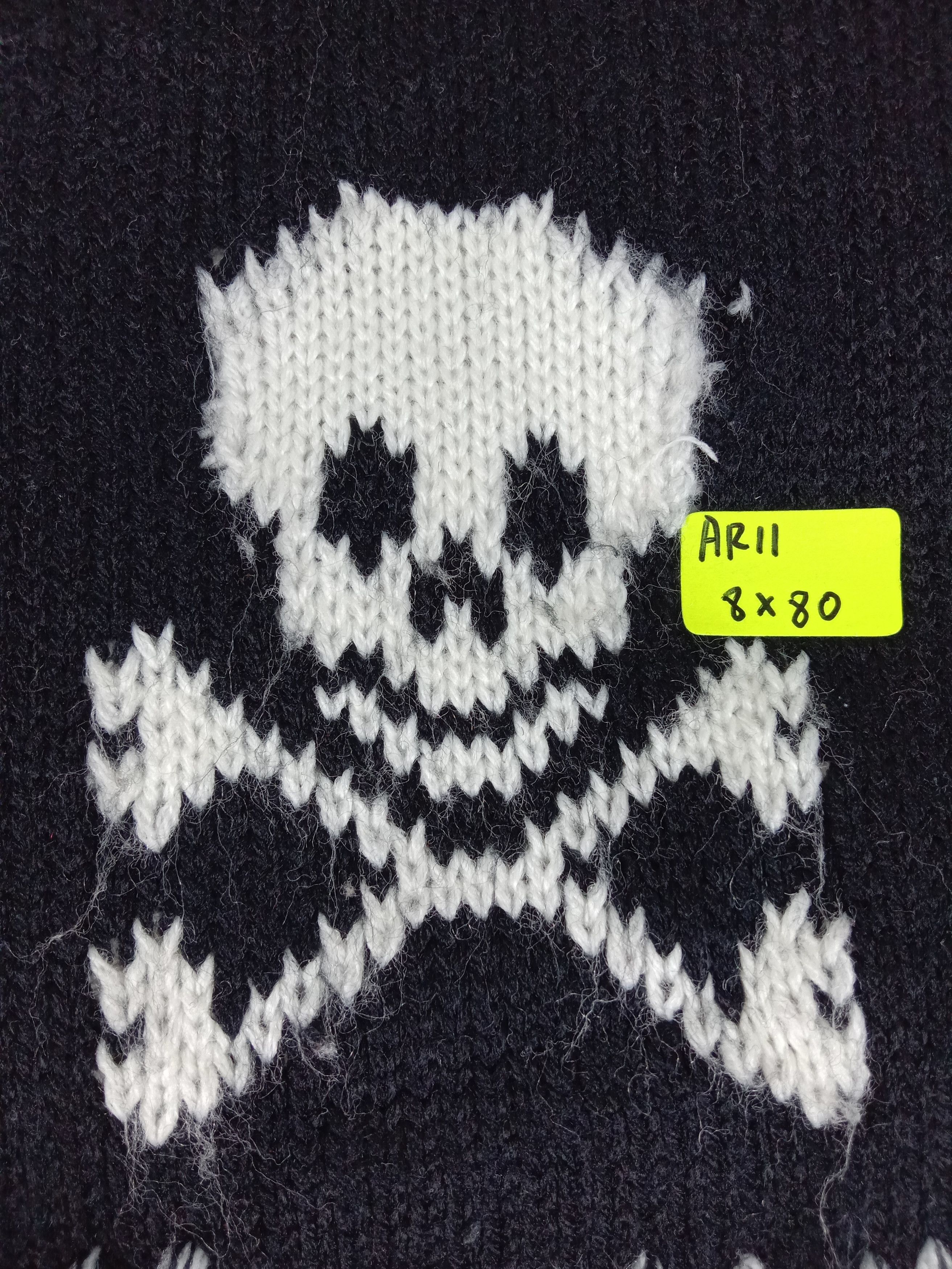 Japanese Brand Japanese Brand Skulls Scarf / Muffler / Wool Size ONE SIZE - 5 Thumbnail
