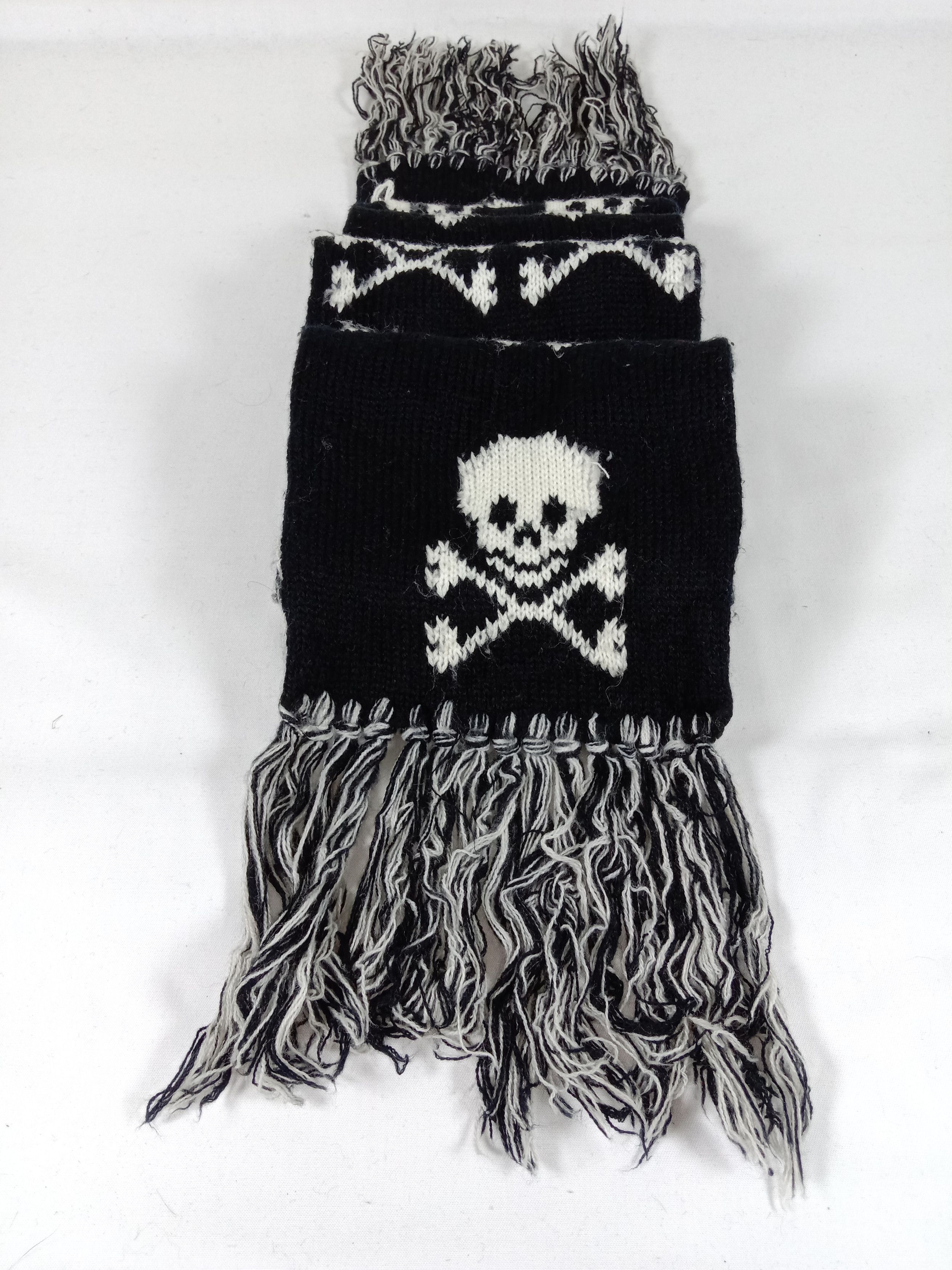 Japanese Brand Japanese Brand Skulls Scarf / Muffler / Wool Size ONE SIZE - 3 Thumbnail