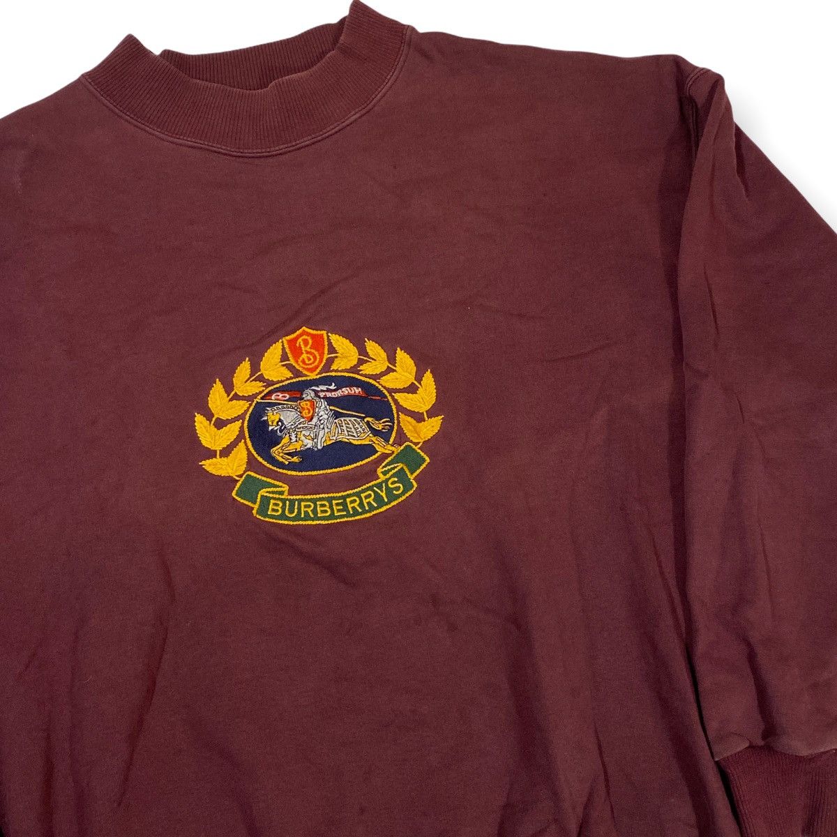 Burberry × Vintage 90’s Burberry Prorsum Embroidered Sweatshirt Size US L / EU 52-54 / 3 - 4 Thumbnail