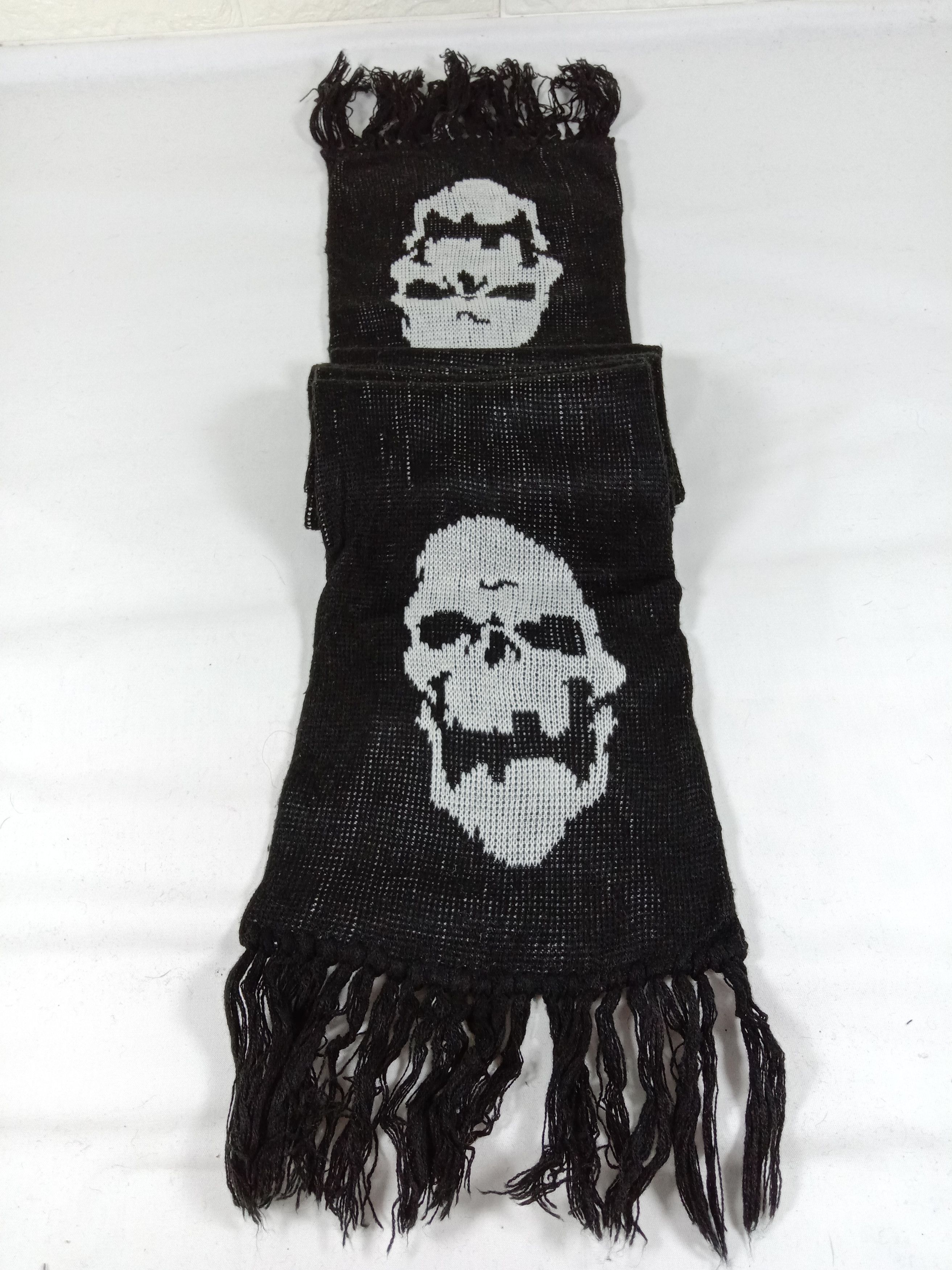 Japanese Brand Japanese Brand Skulls Scarf / Muffler / Wool Size ONE SIZE - 3 Thumbnail