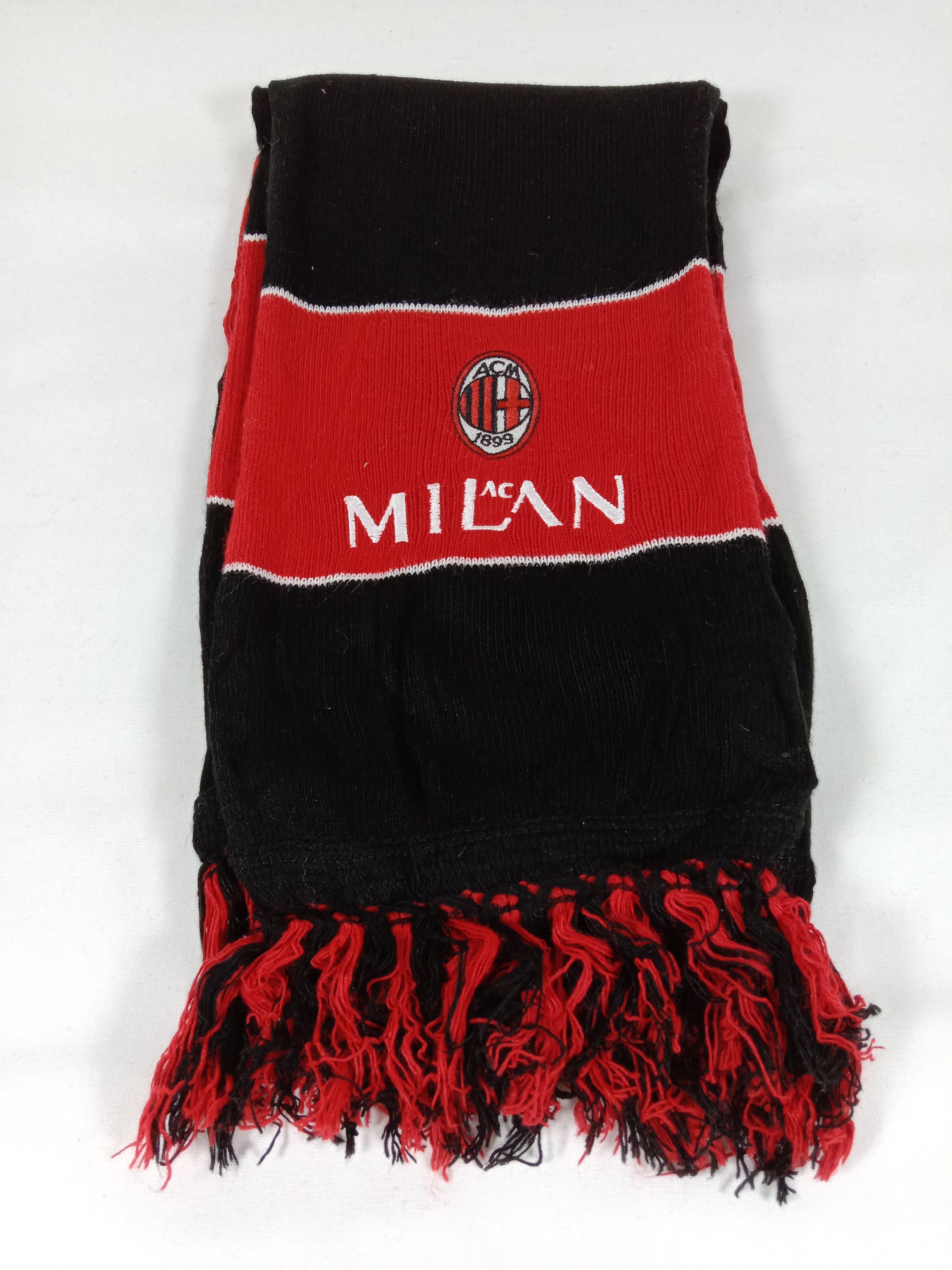 Vintage Vintage AC Milan Scarf / Muffler / Wool Size ONE SIZE - 4 Thumbnail