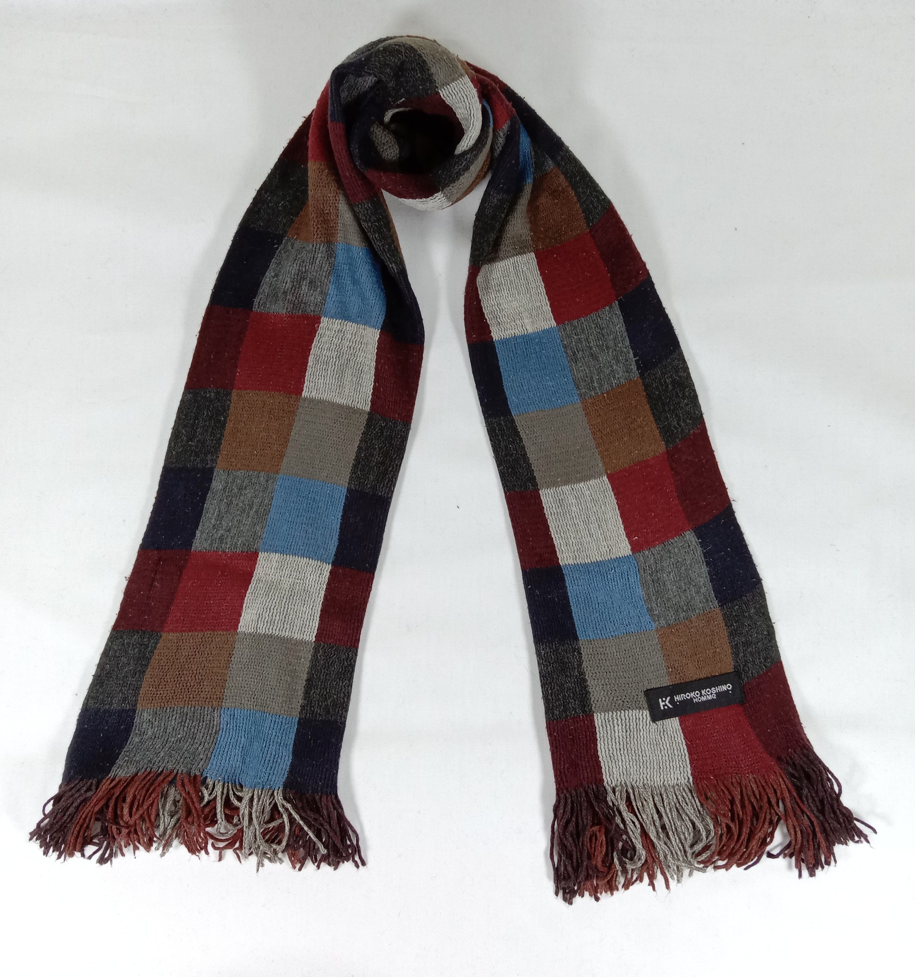 Hiroko Koshino Homme Hiroko Koshino Homme Scarf / Muffler / Wool Size ONE SIZE - 2 Thumbnail